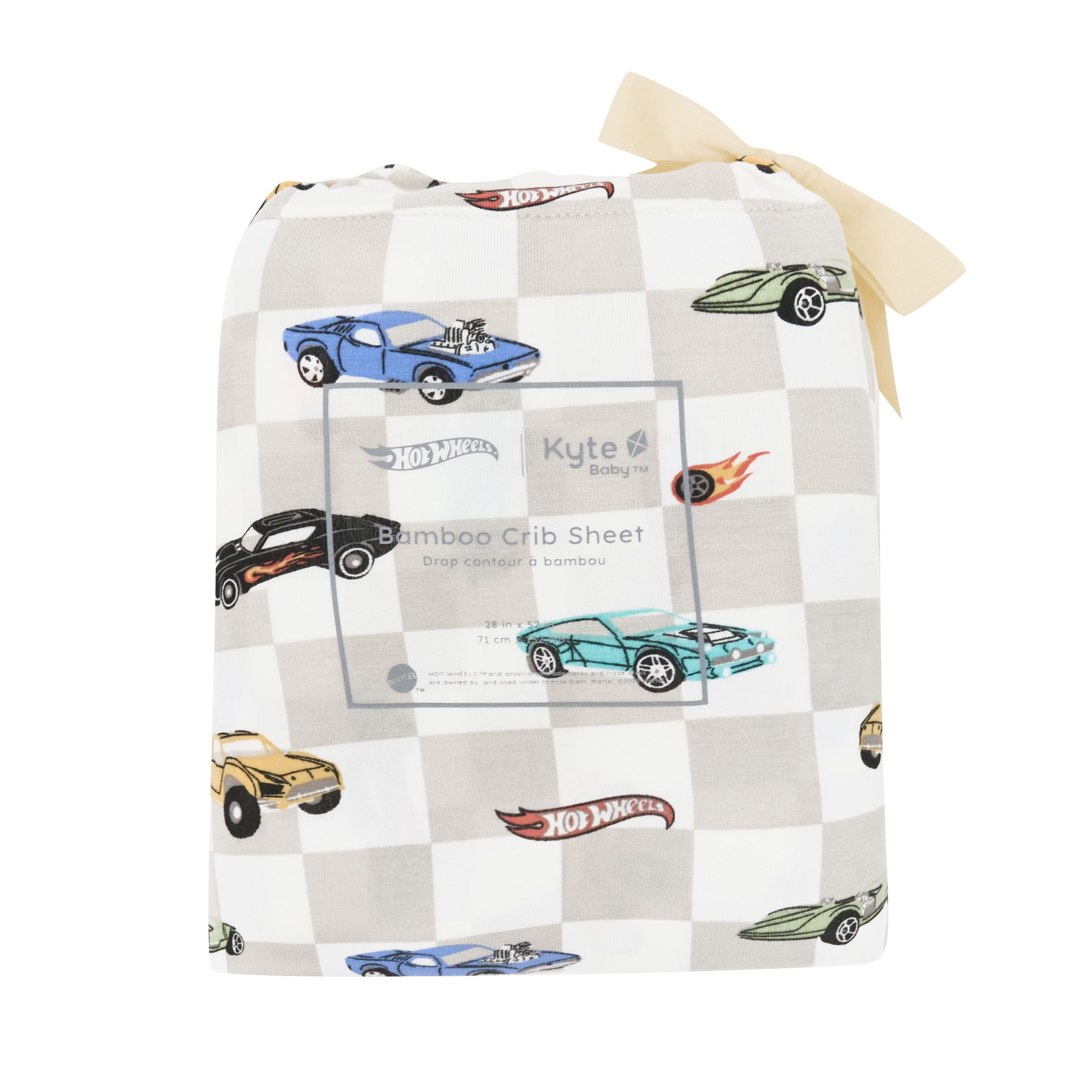 Crib Sheet in Fast and Fierce shown in its packaging