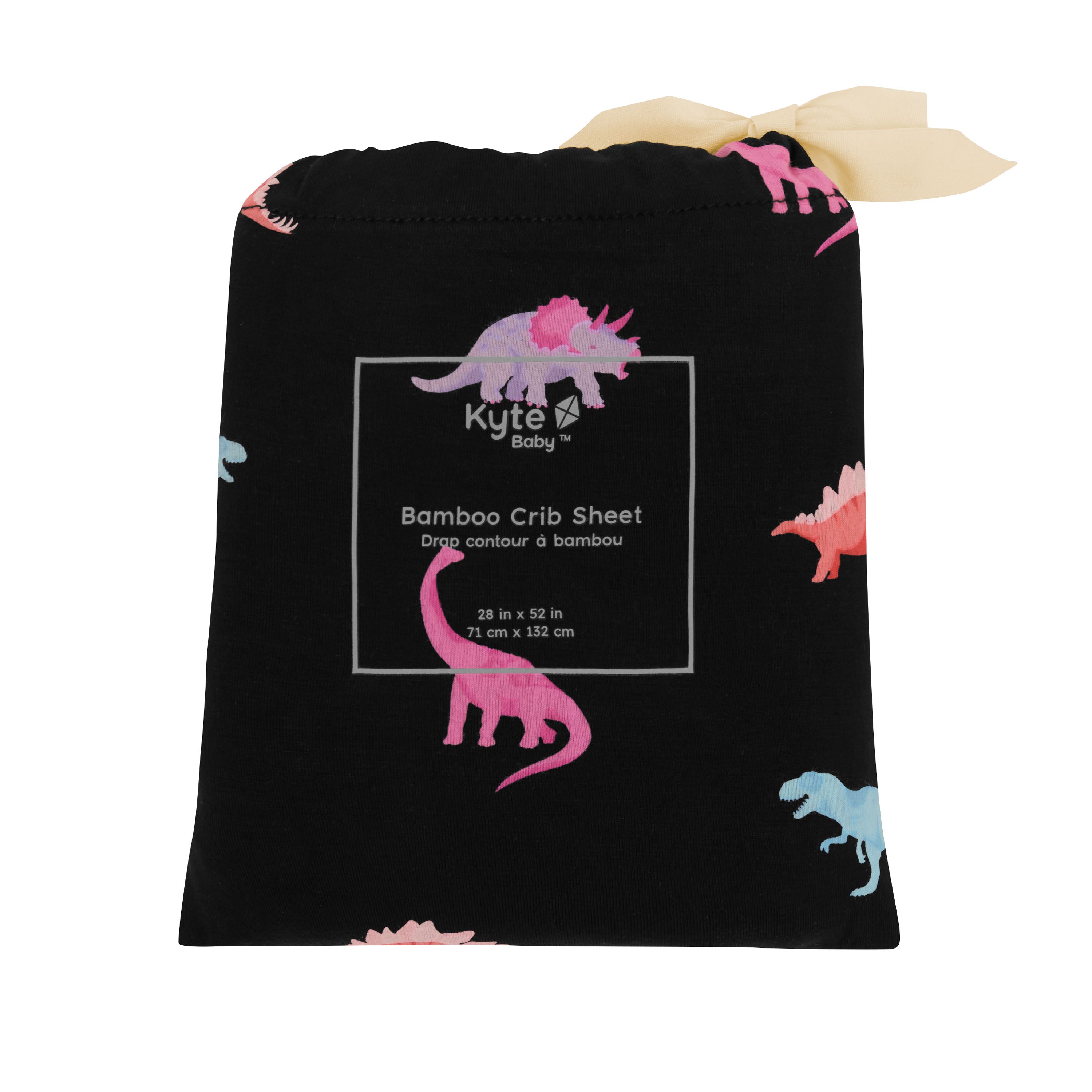 Midnight Roar crib sheet packaging