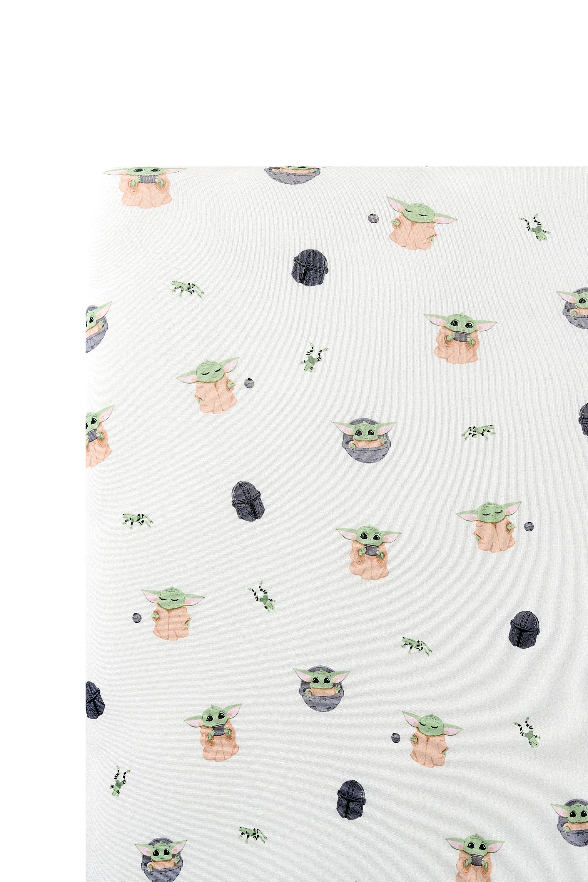 Close up of the Crib Sheet in Grogu™