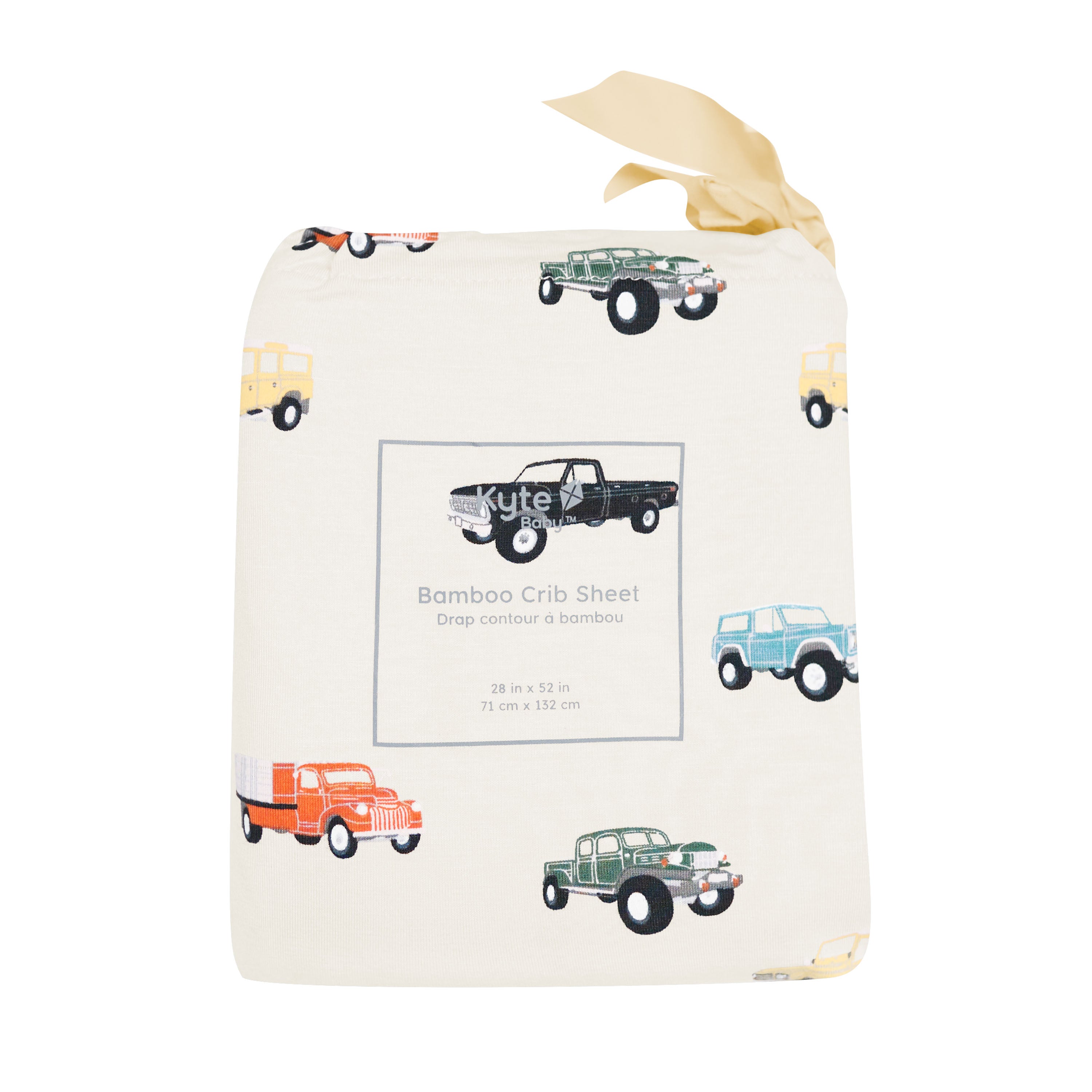 Crib Sheet in Vintage Truck in Bag
