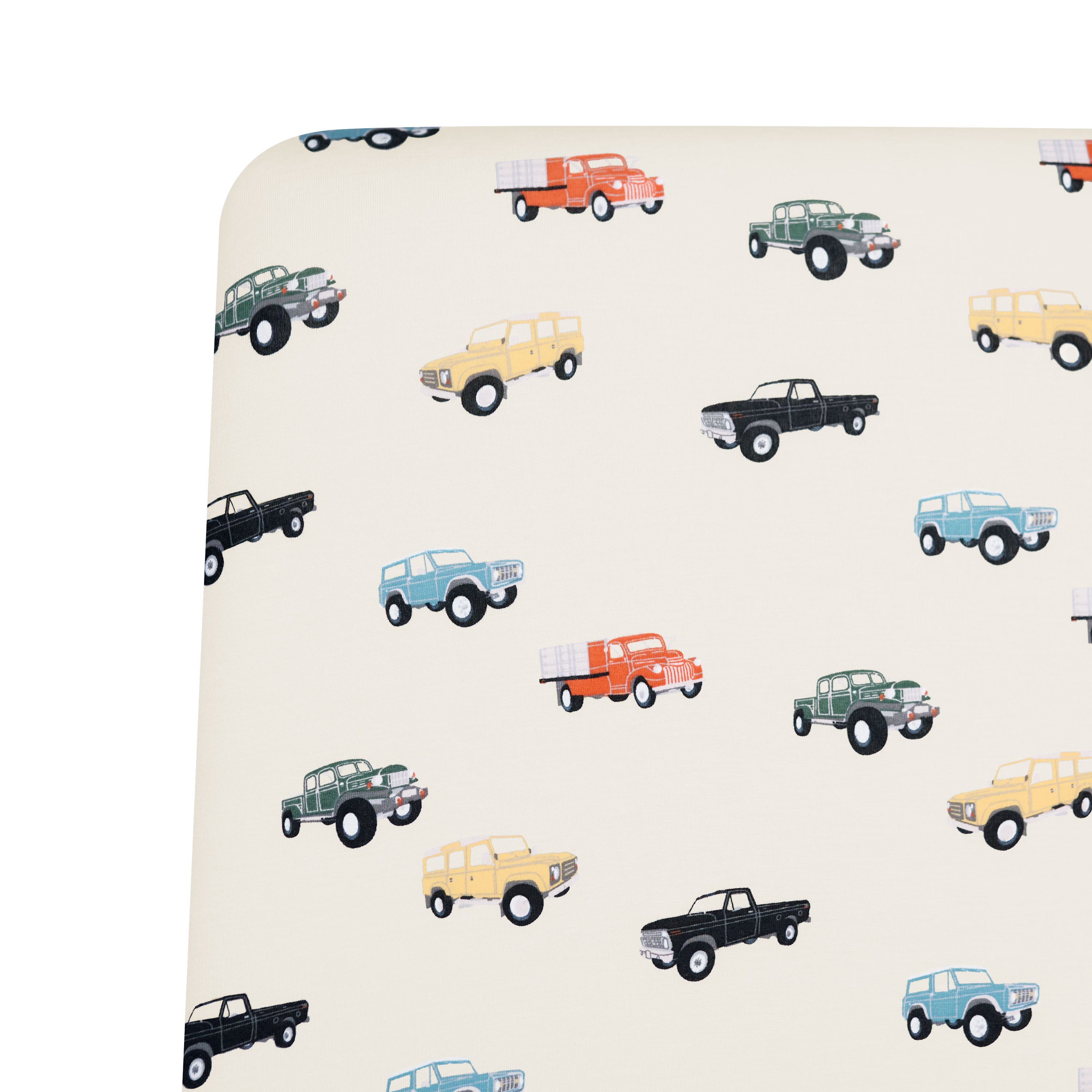 Bamboo Crib Sheet in Vintage Truck