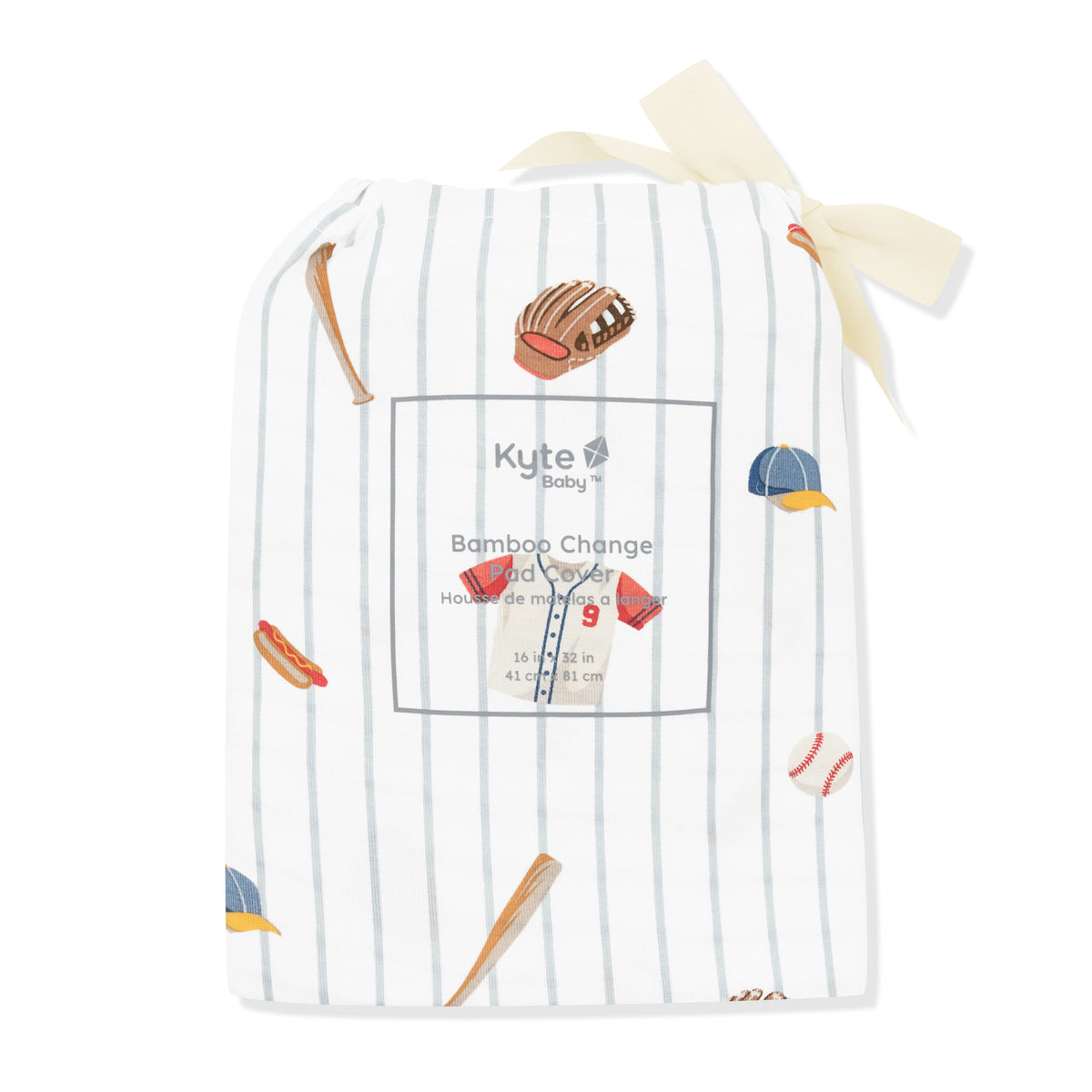 Change Pad Cover in Home Run shown in its packaging