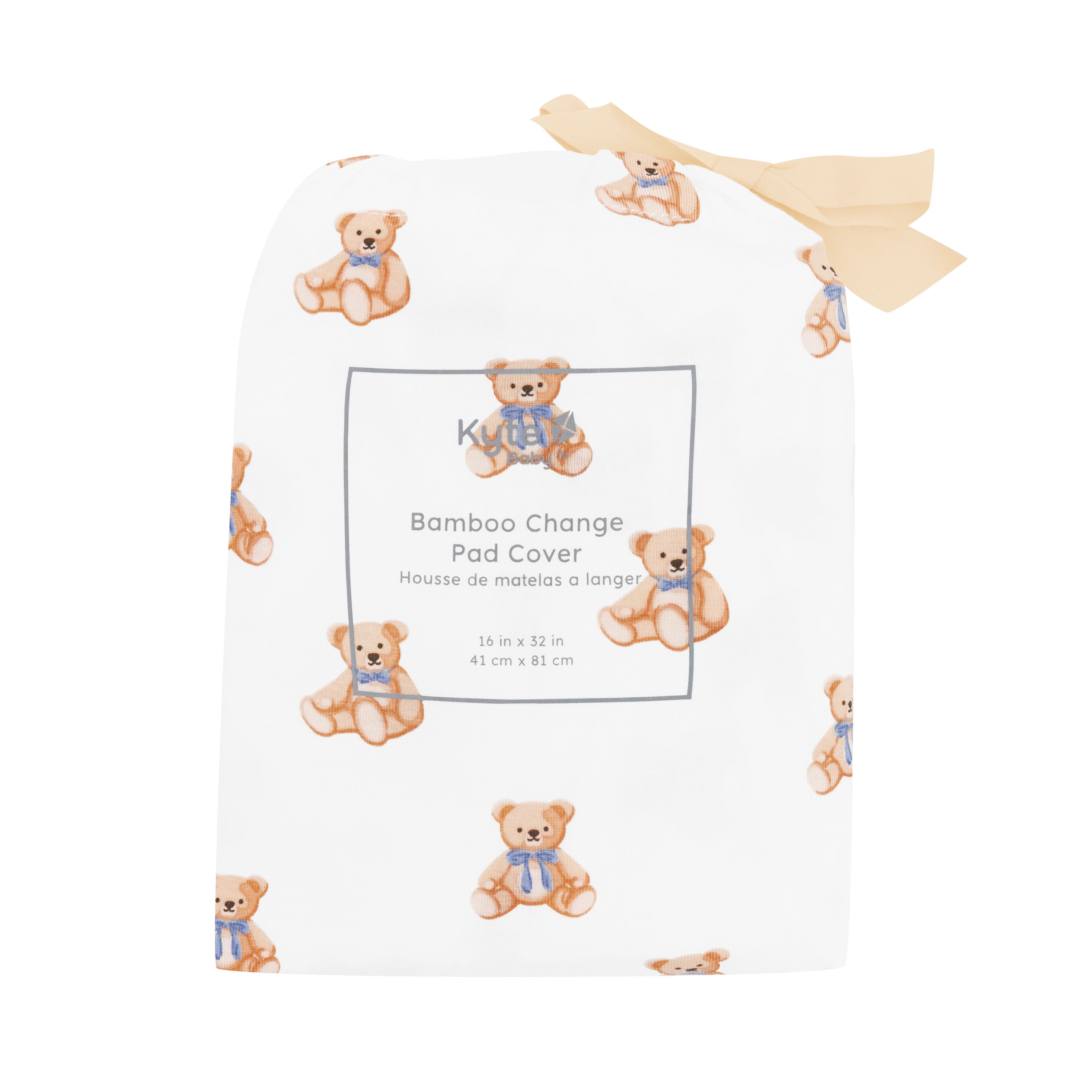 Change Pad Cover in Teddy Bear packaging