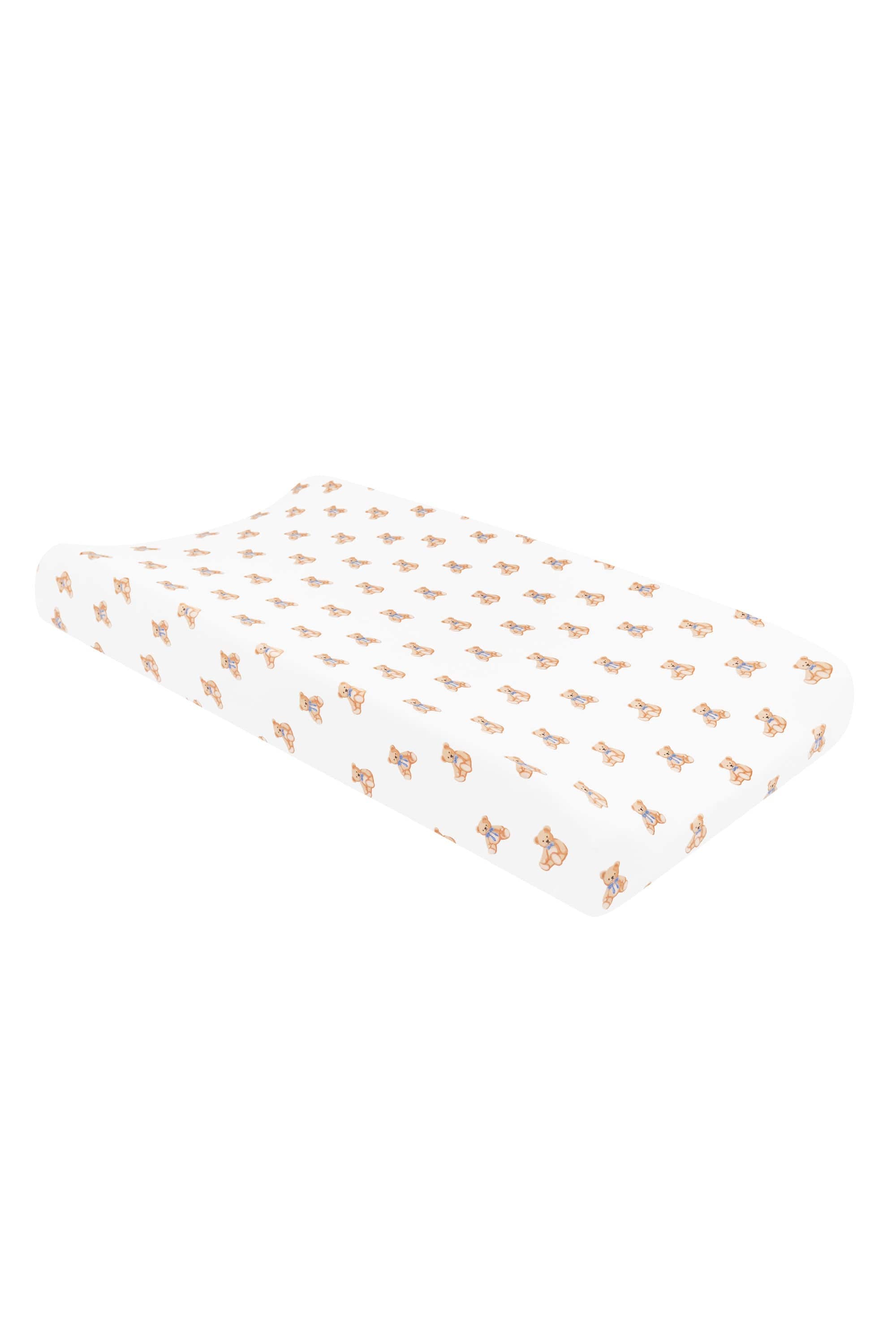 Change Pad Cover in Teddy Bear on change pad