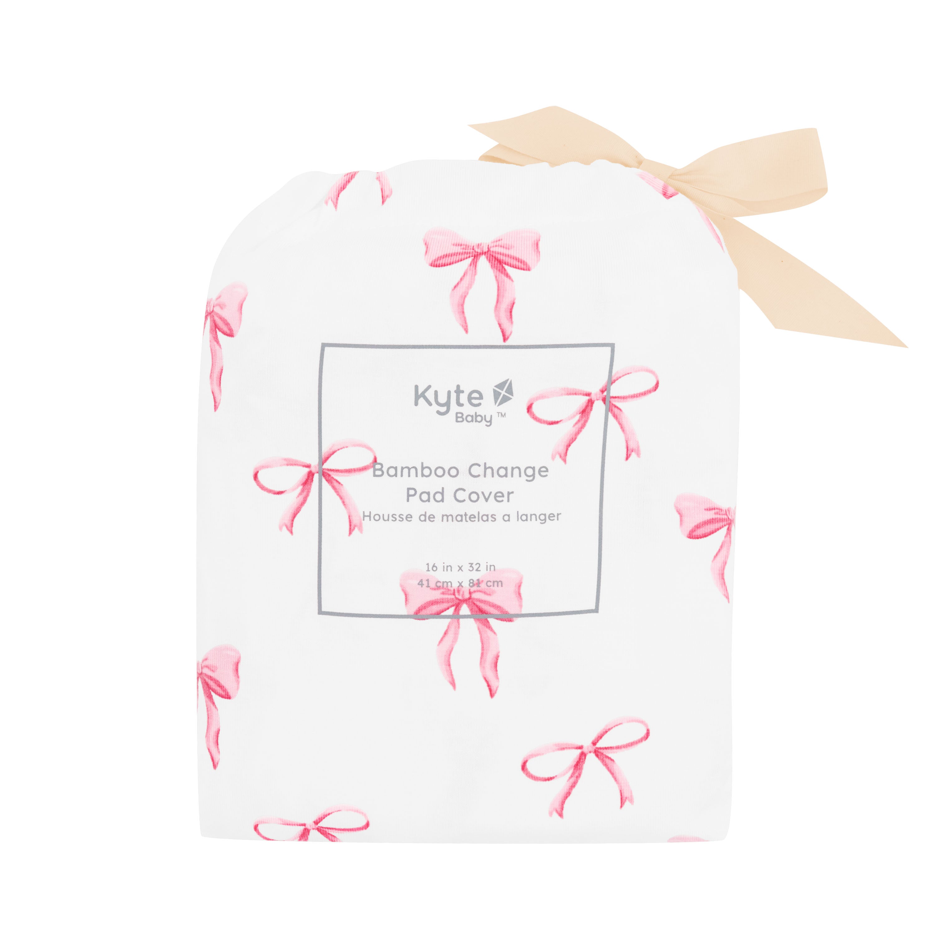 Change Pad Cover in Bow packaging