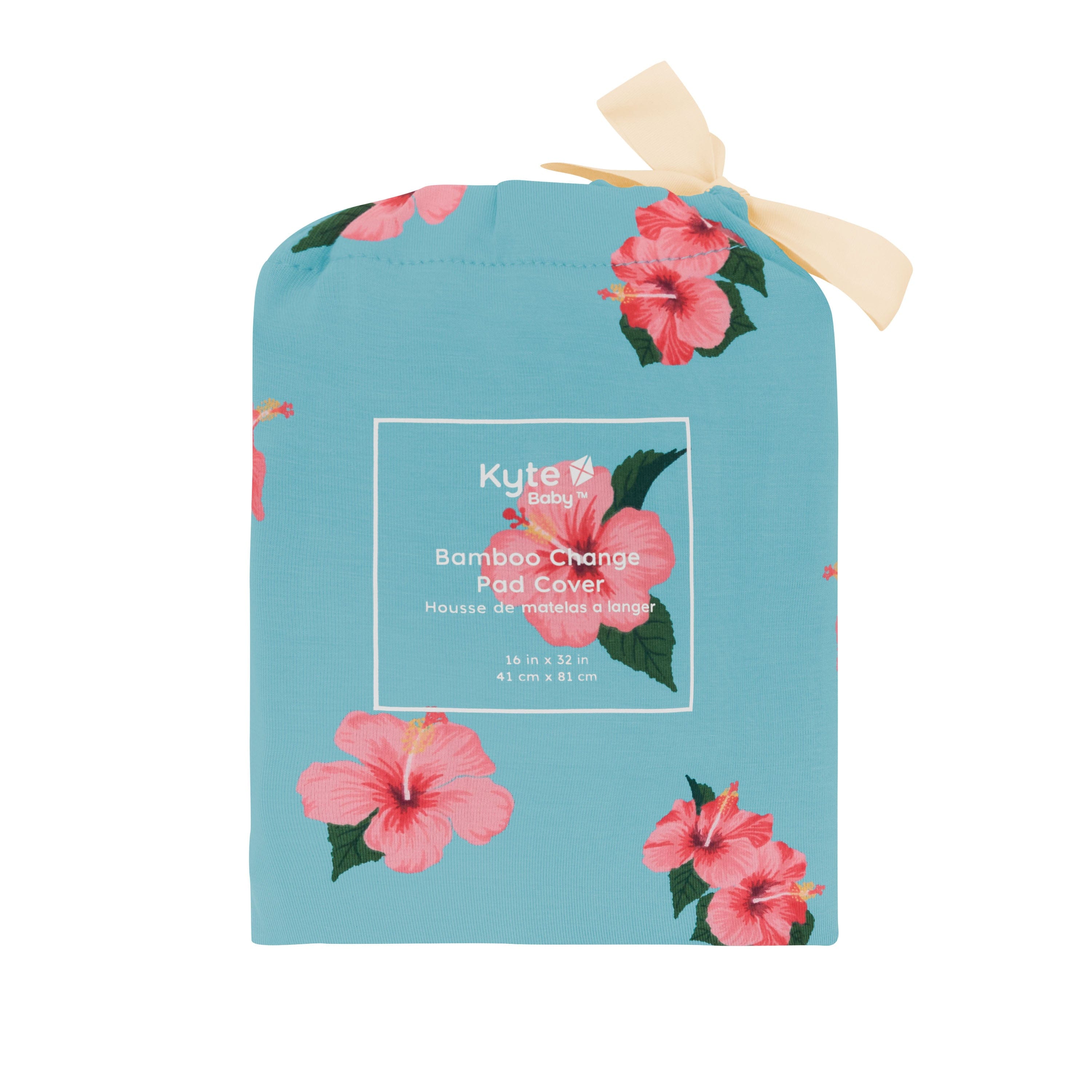 Change Pad Cover in Hibiscus packaging