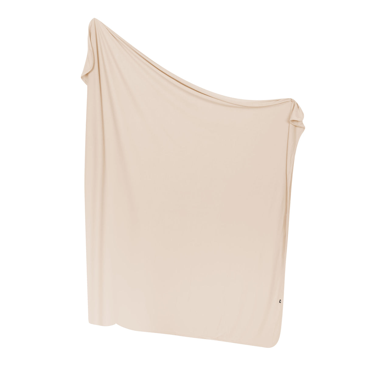 Swaddle Blanket in Bisque shown unswaddled
