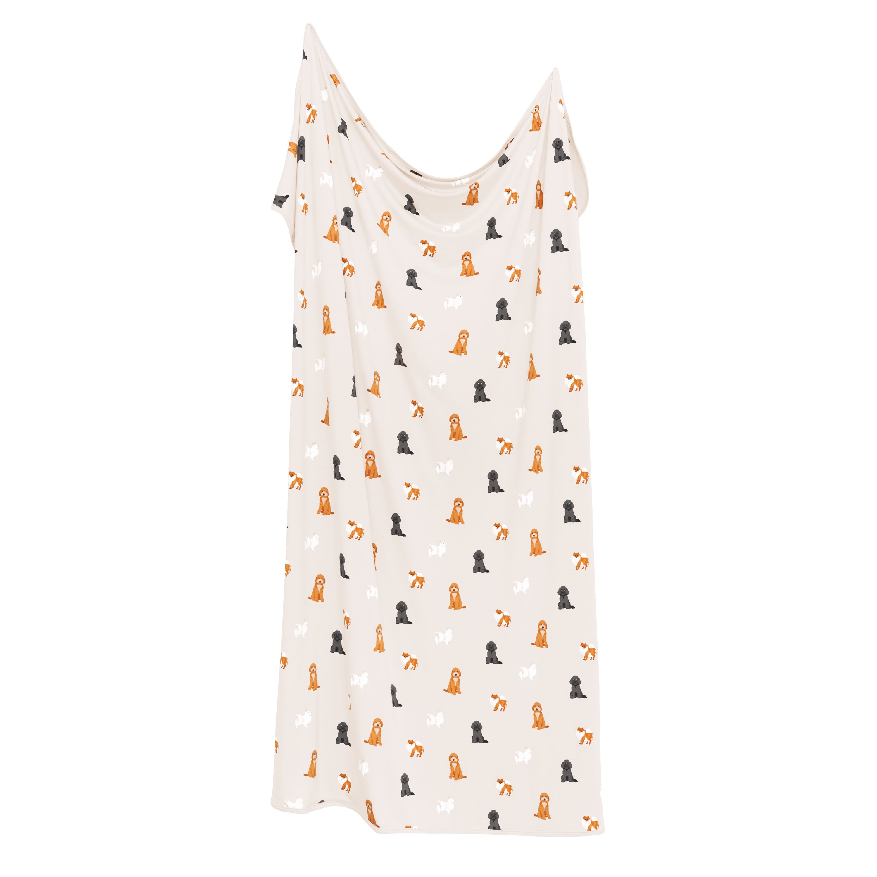 Kyte Baby's Swaddle Blanket in Fluffy Dog