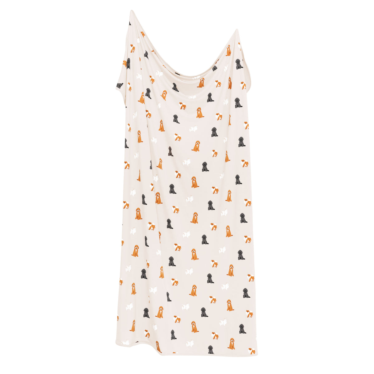 Kyte Baby's Swaddle Blanket in Fluffy Dog