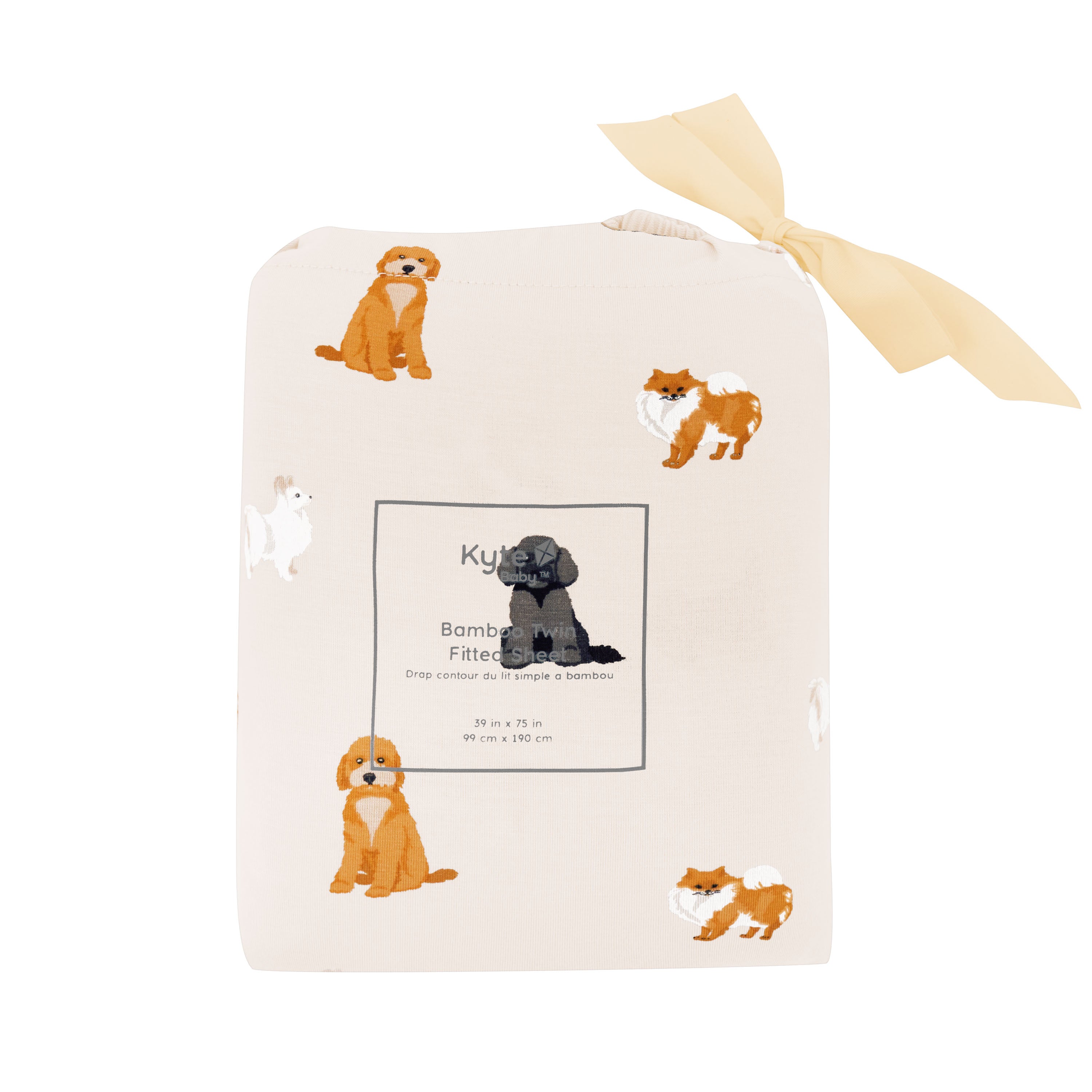 Twin Sheet in Fluffy Dog packaging