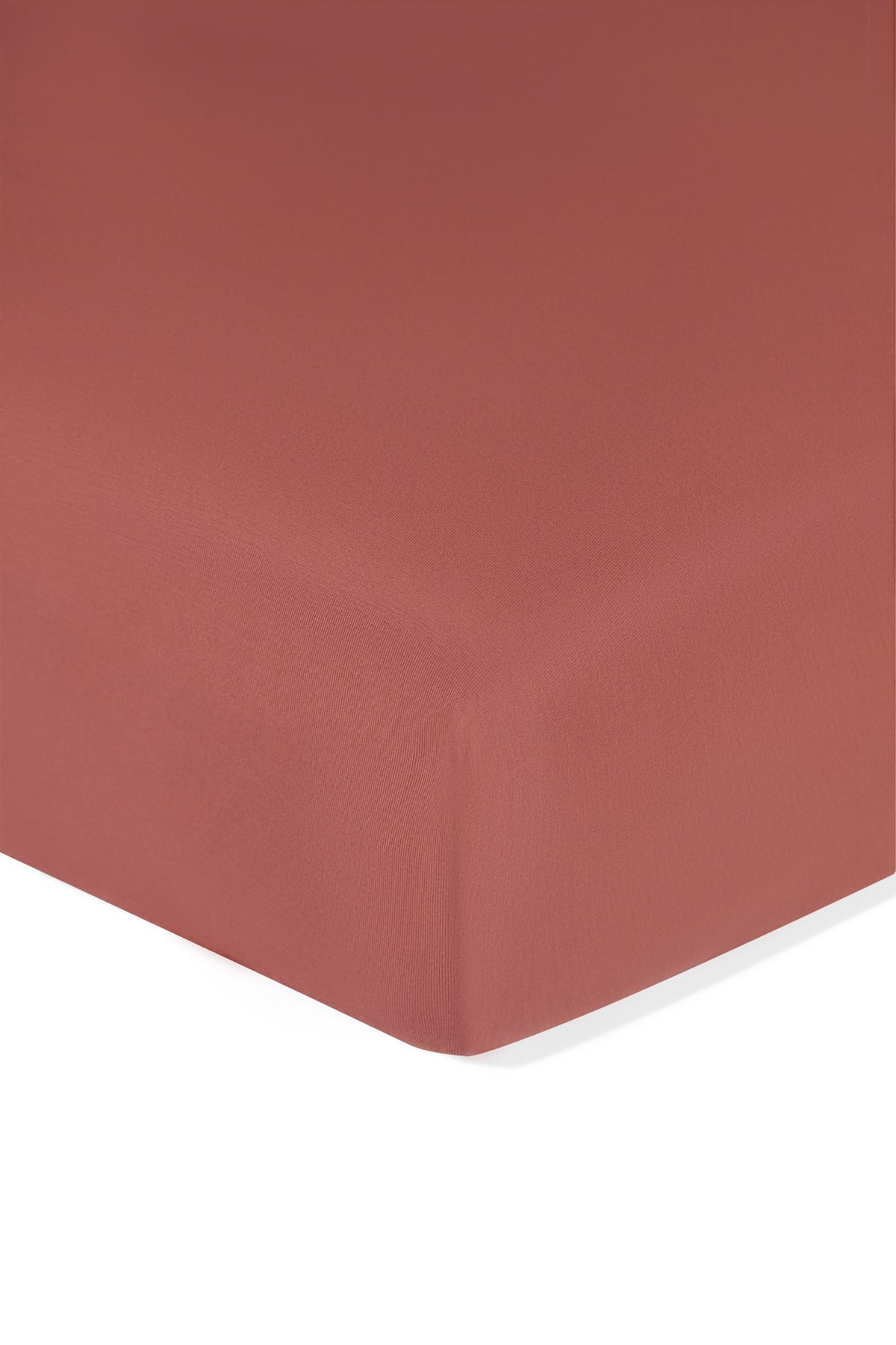 Twin Sheet in Ember on a white background