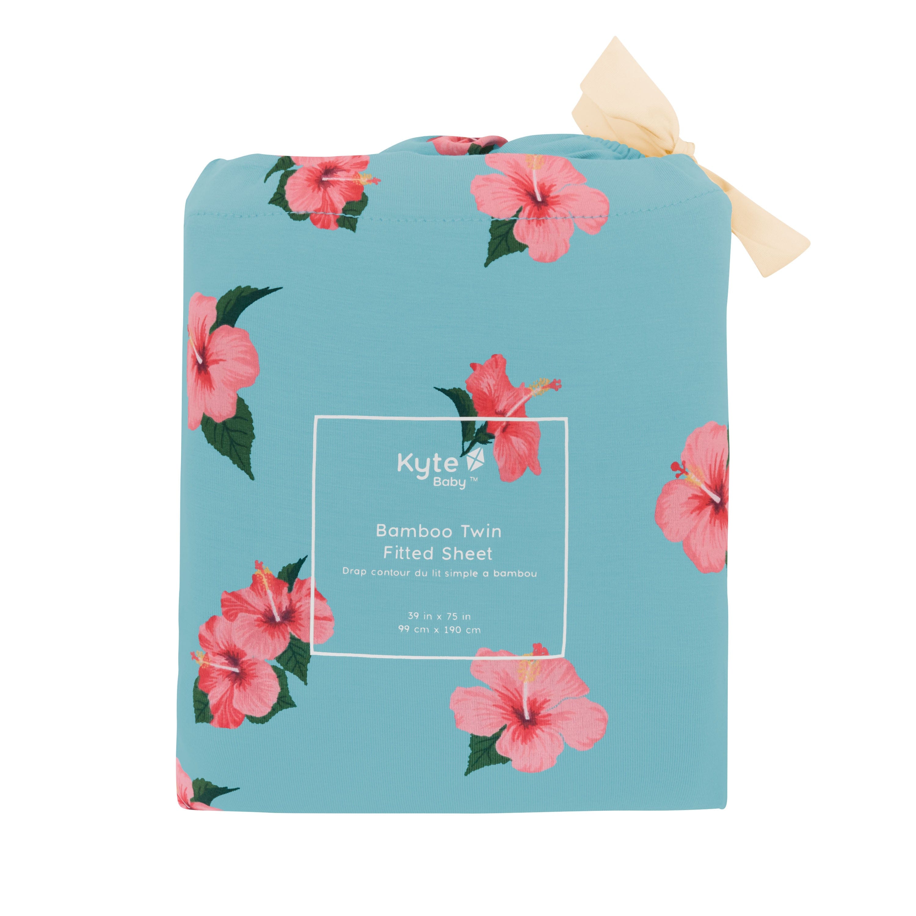 Twin Sheet in Hibiscus packaging