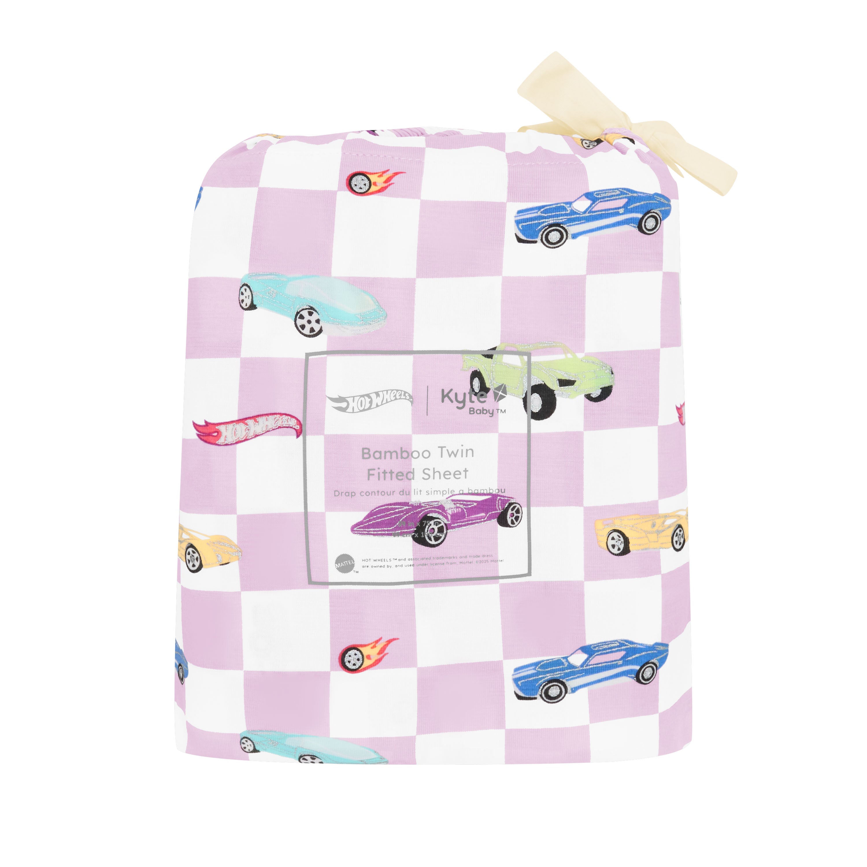 Twin Sheet in Sparkles and Speed shown in its packaging