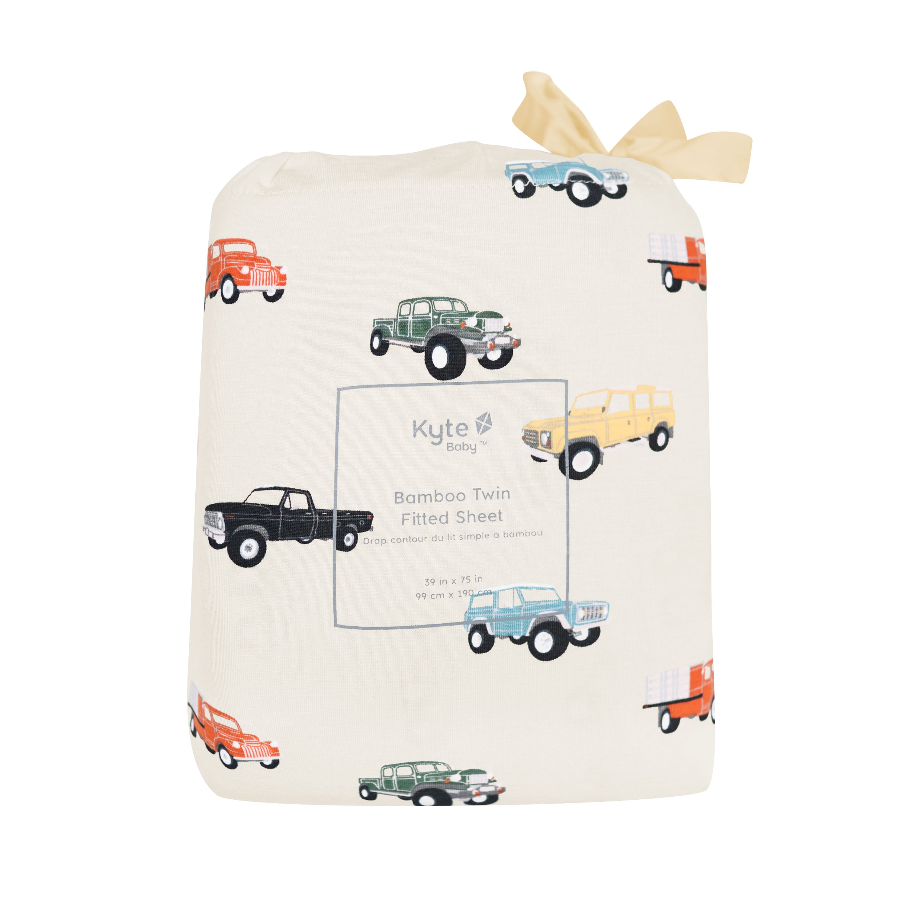 Twin Fitted Sheet in Vintage Truck in Bag