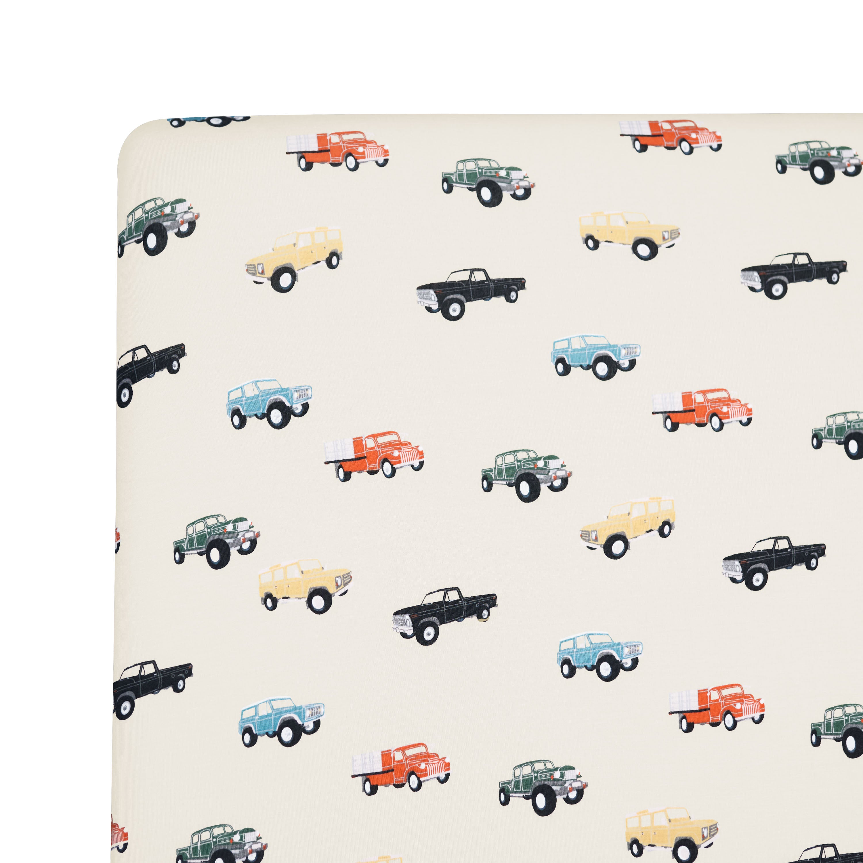 Breathable Twin Sheet in Vintage Truck