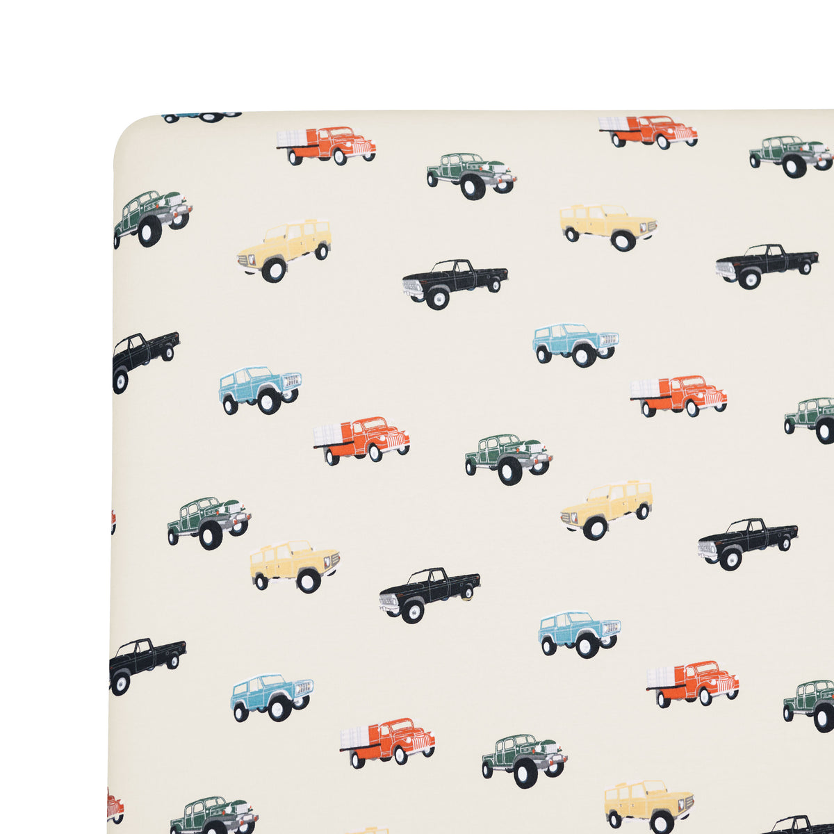 Breathable Twin Sheet in Vintage Truck