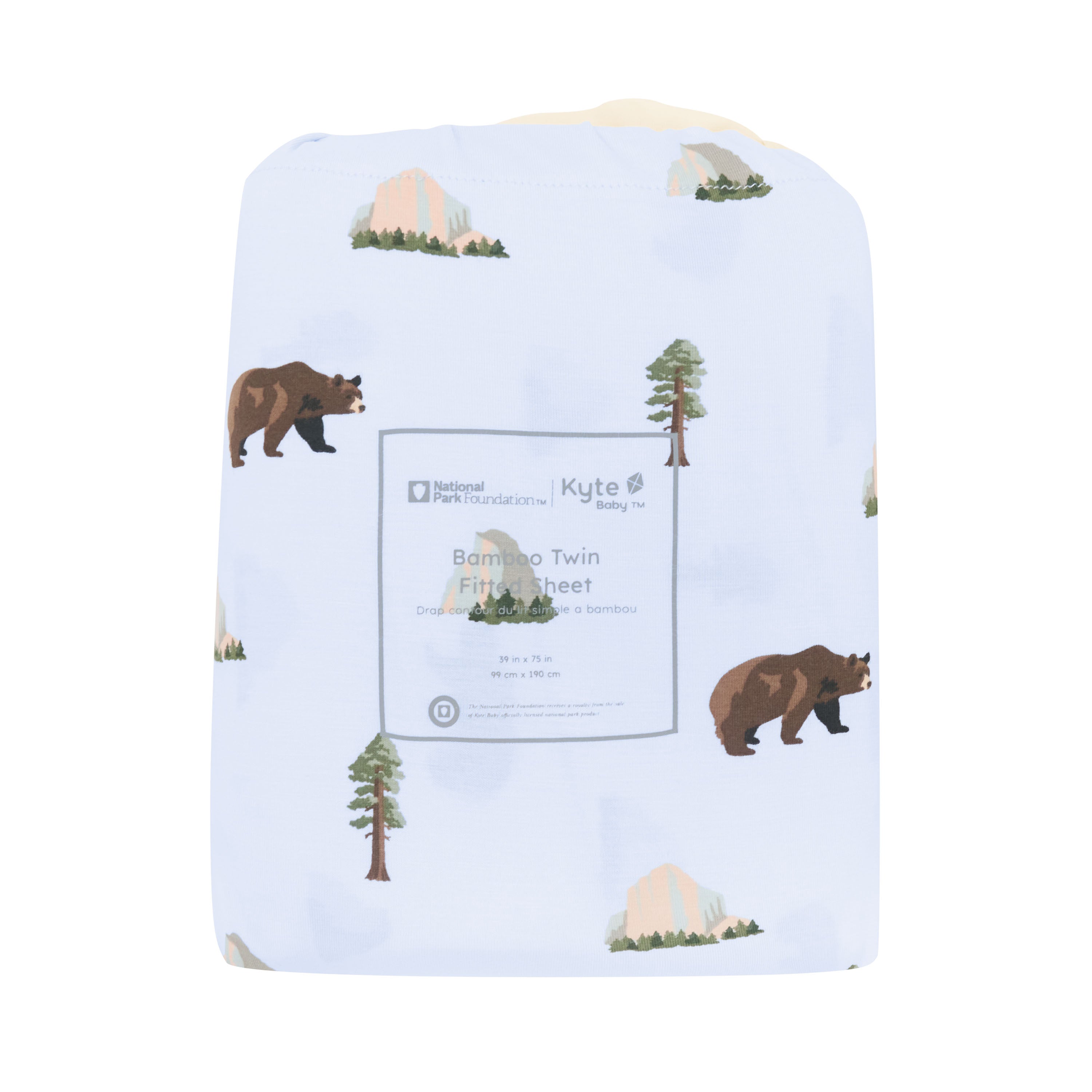 Twin Sheet in Yosemite packaging
