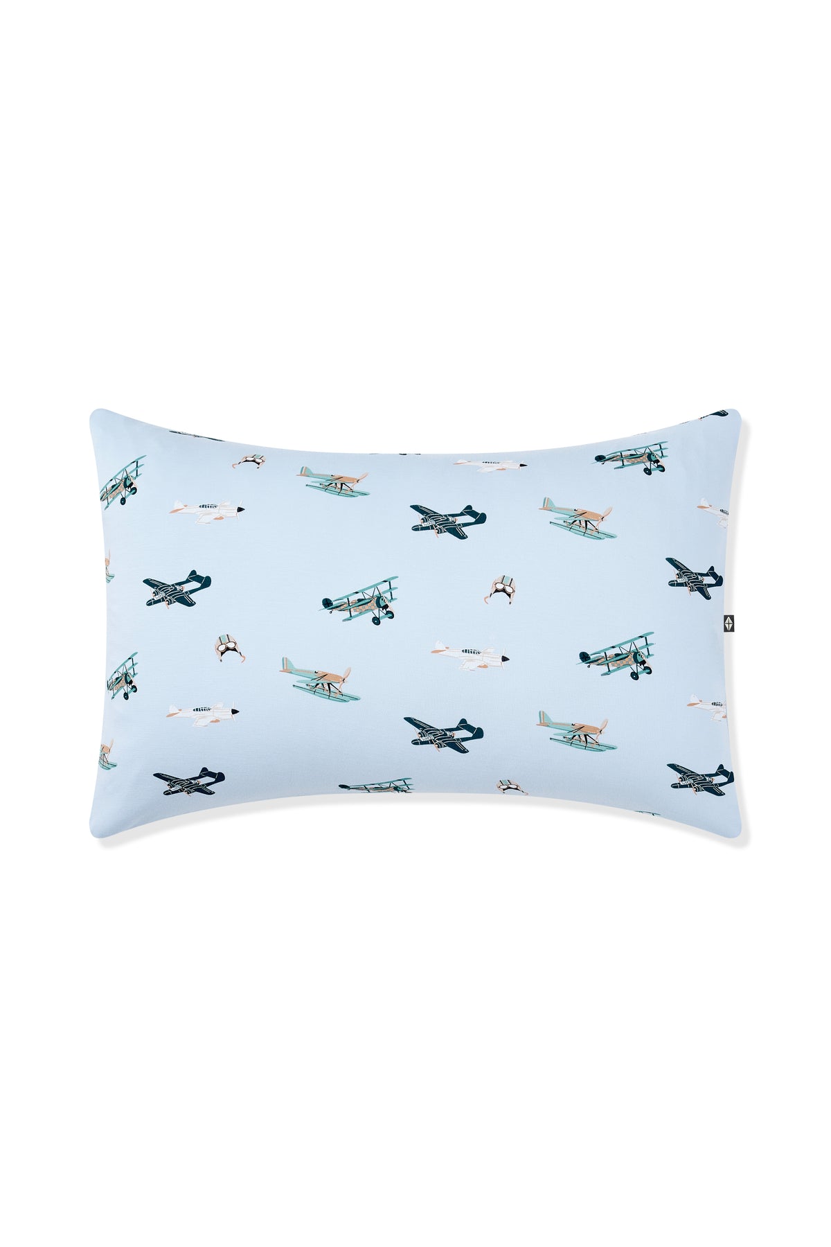The front of the Standard Pillowcase in Take Off shown on a white background
