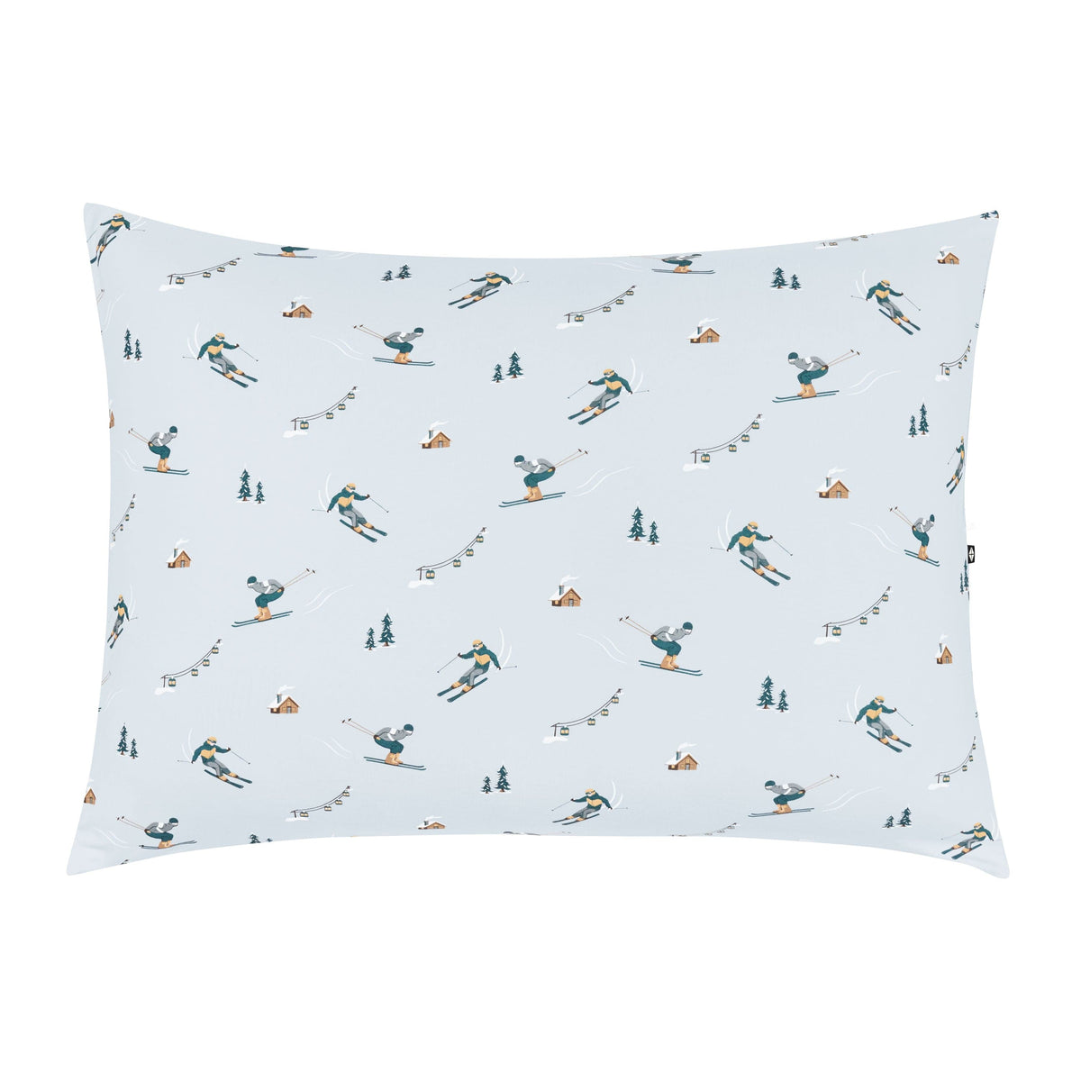Front of the Standard Pillowcase in Ski
