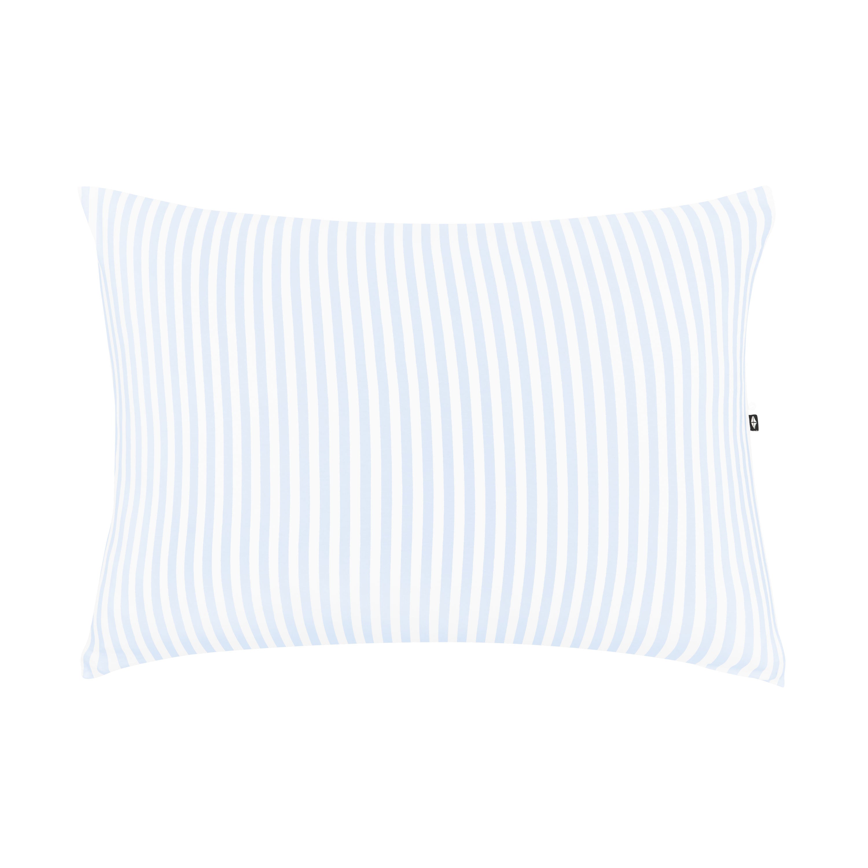 Product photo of the front of Standard Pillowcase in Small Mist Stripe