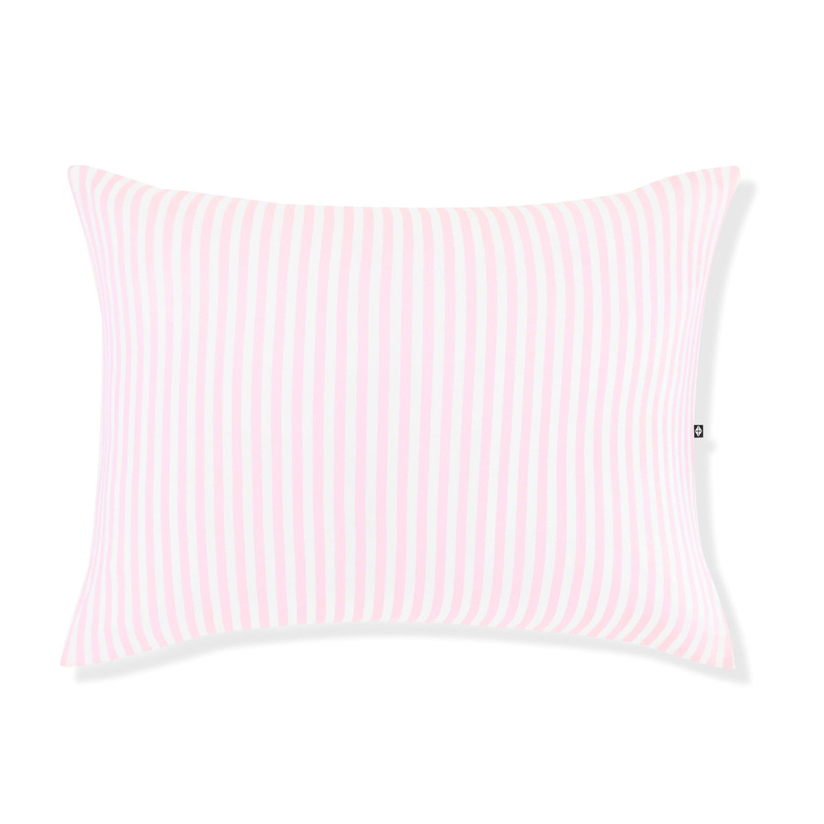 Front of the Standard Pillowcase in Small Sakura Stripe