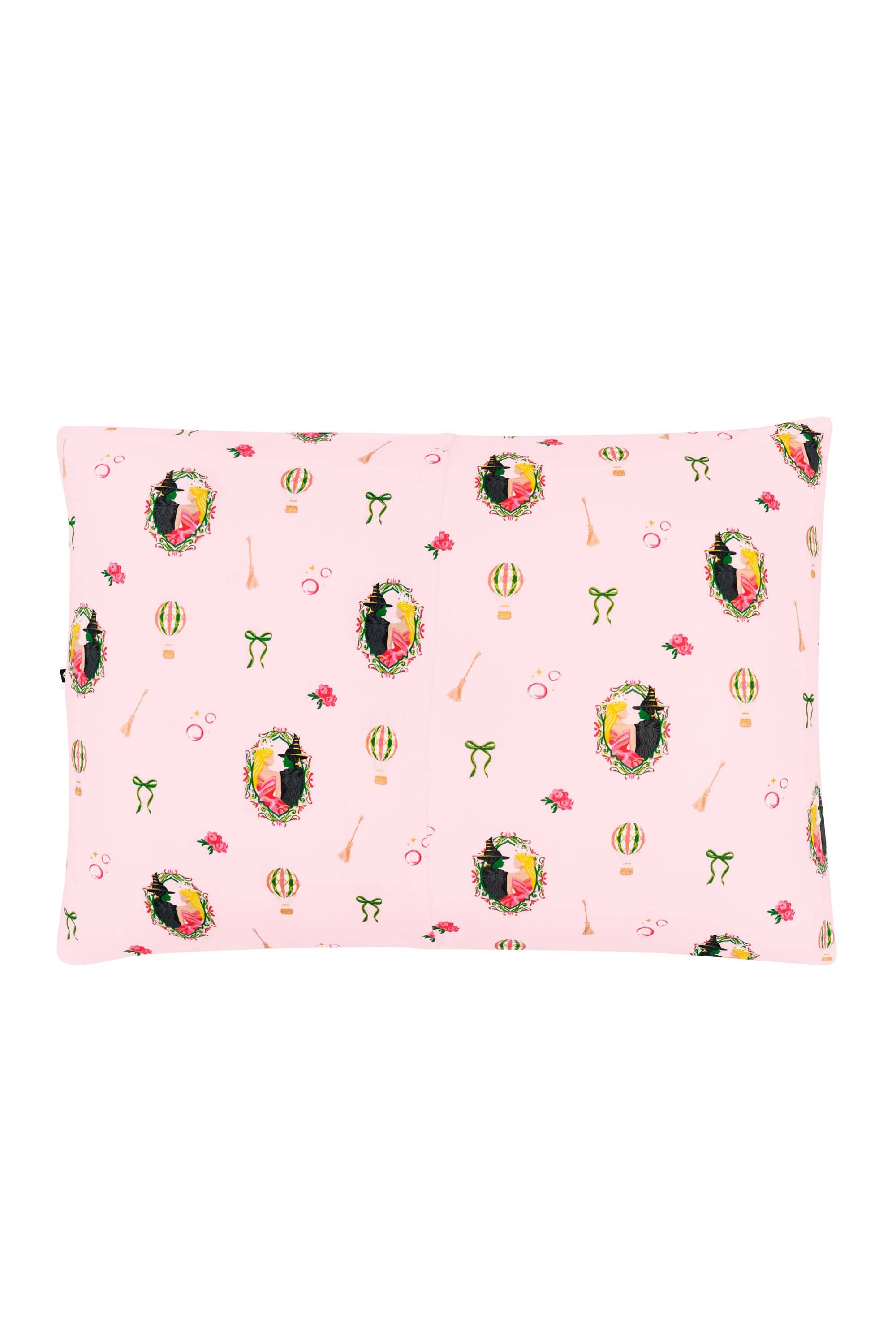 The back of the Standard Pillowcase in Wicked showing the envelope closure