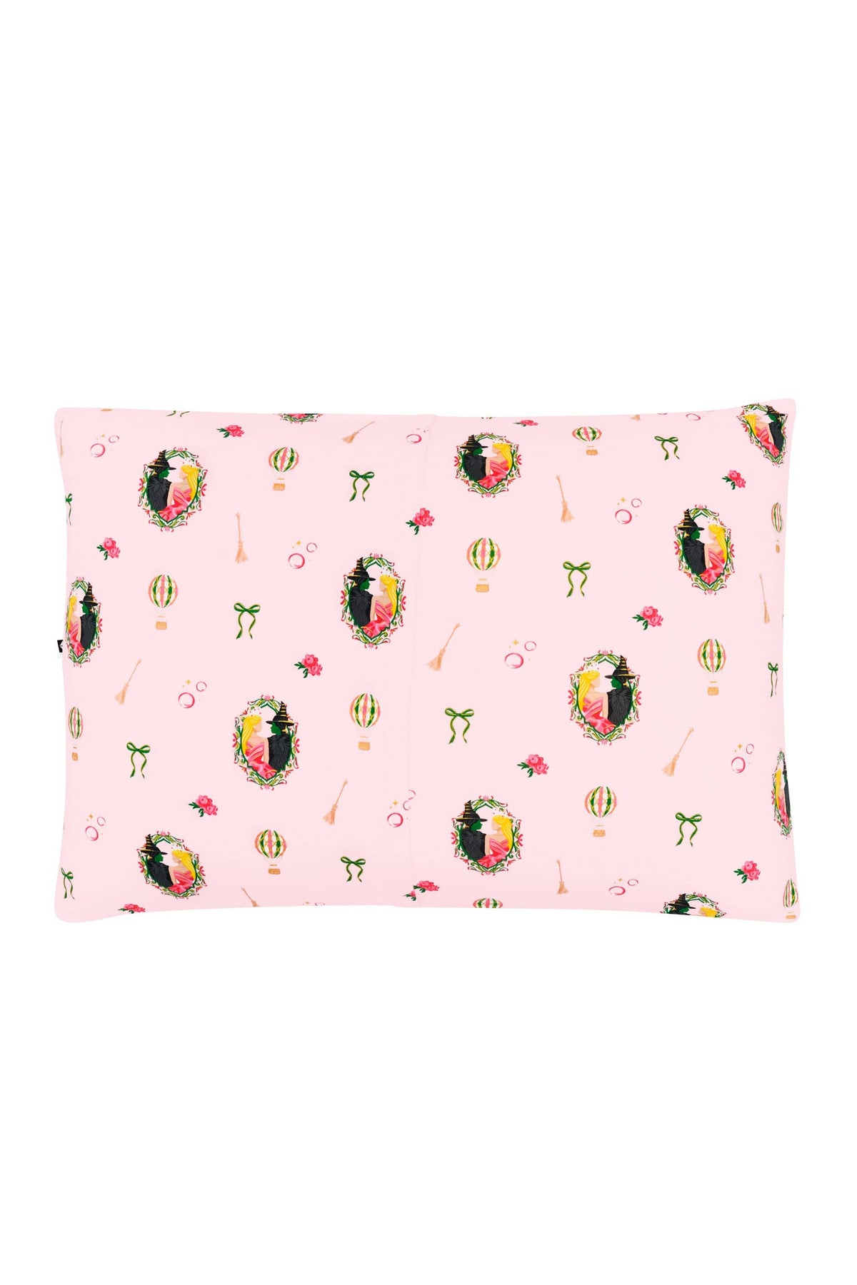 The back of the Standard Pillowcase in Wicked showing the envelope closure