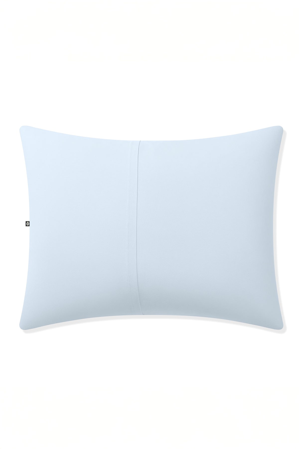 Back of the Standard Pillowcase in Breeze showing the envelope closure