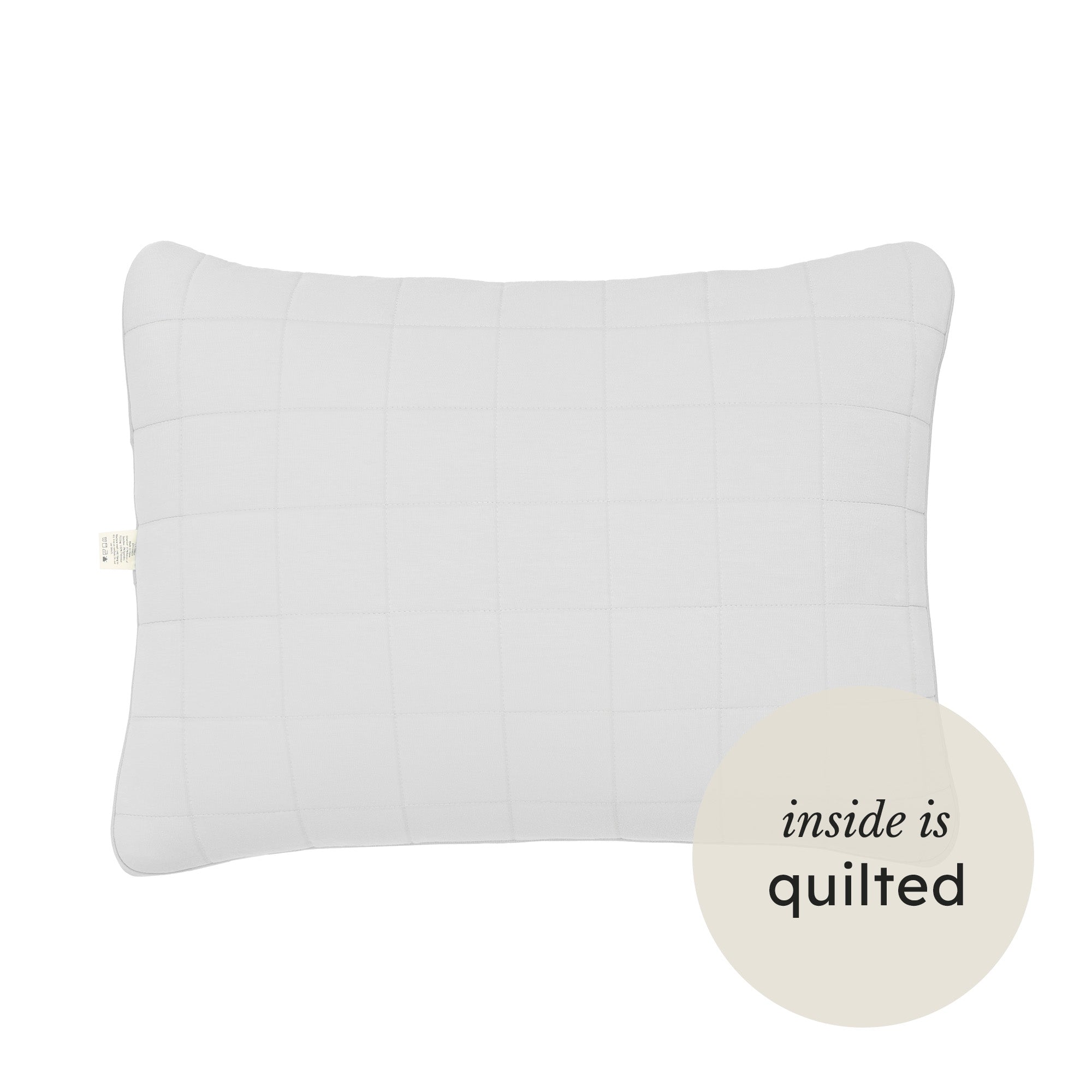 Standard Quilted Pillowcase in Storm
