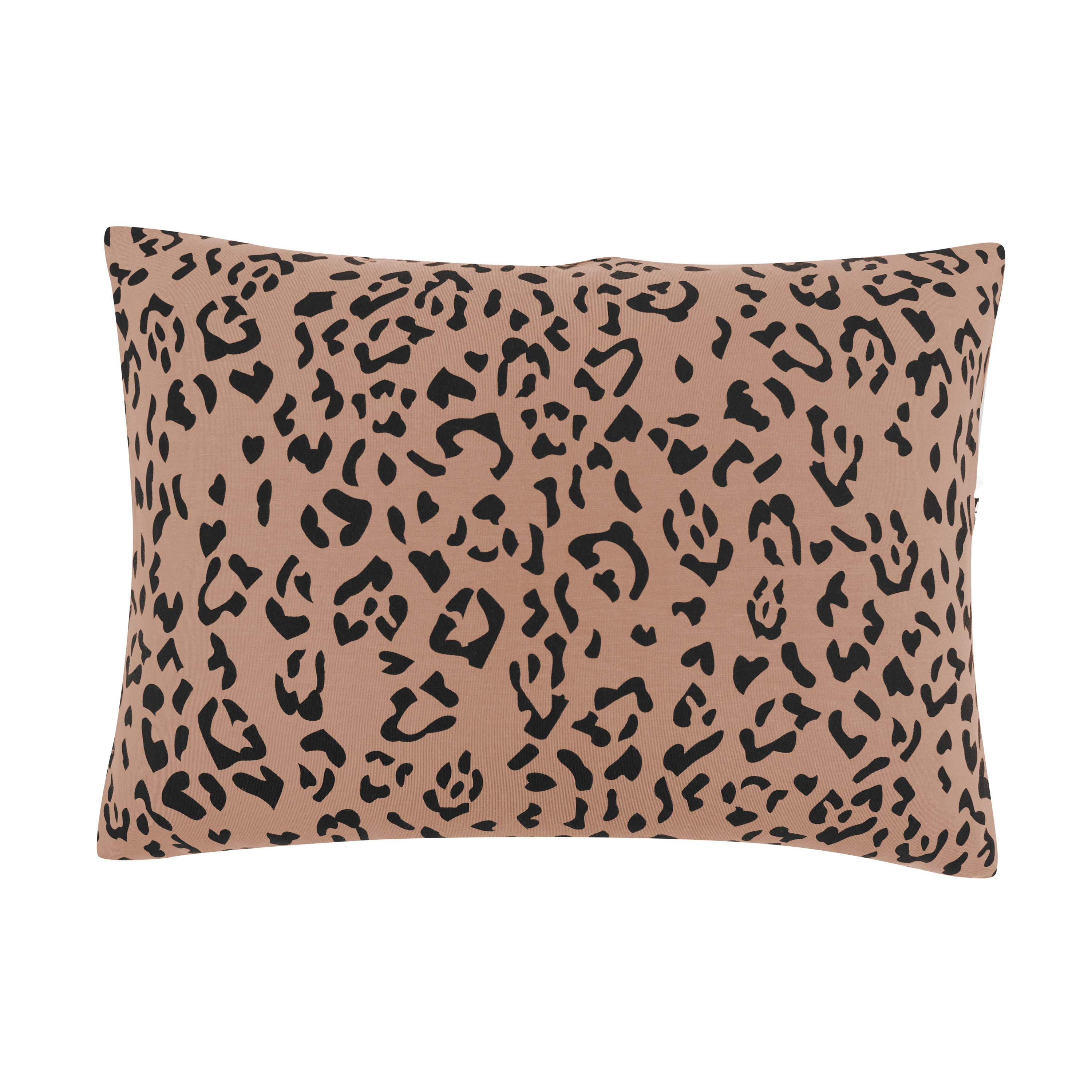 Front of the Toddler Pillowcase in Latte Leopard
