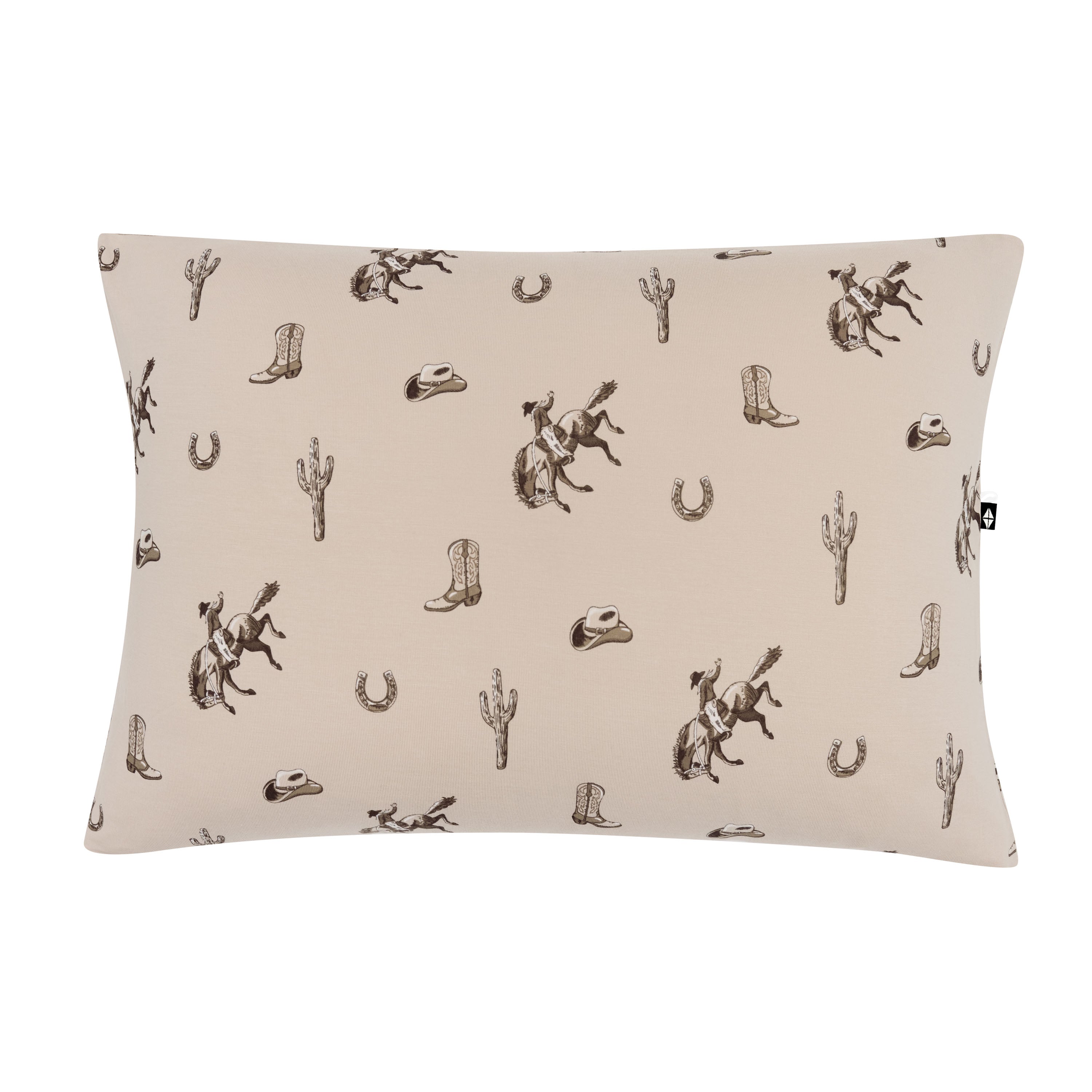 Front of the Toddler Pillowcase in Classic Cowboy