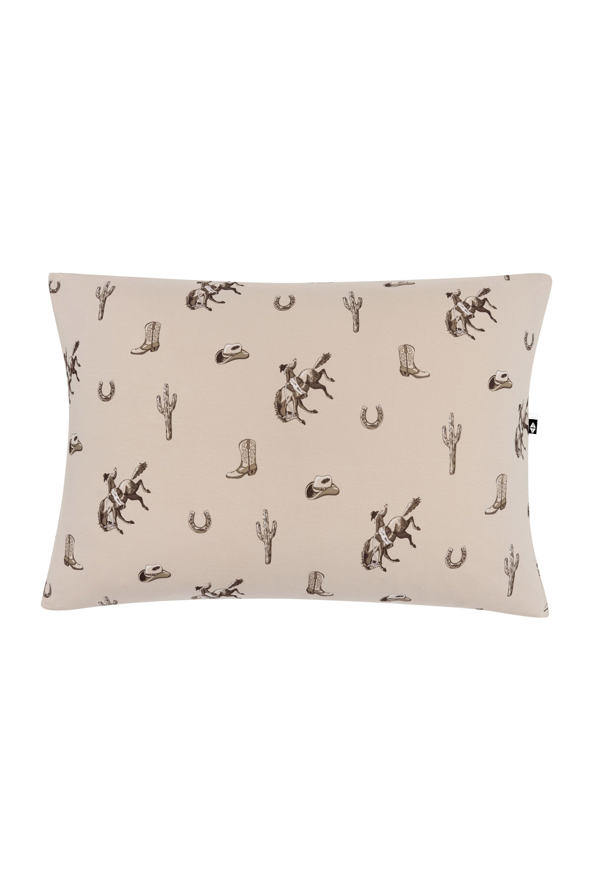 Front of the Toddler Pillowcase in Classic Cowboy