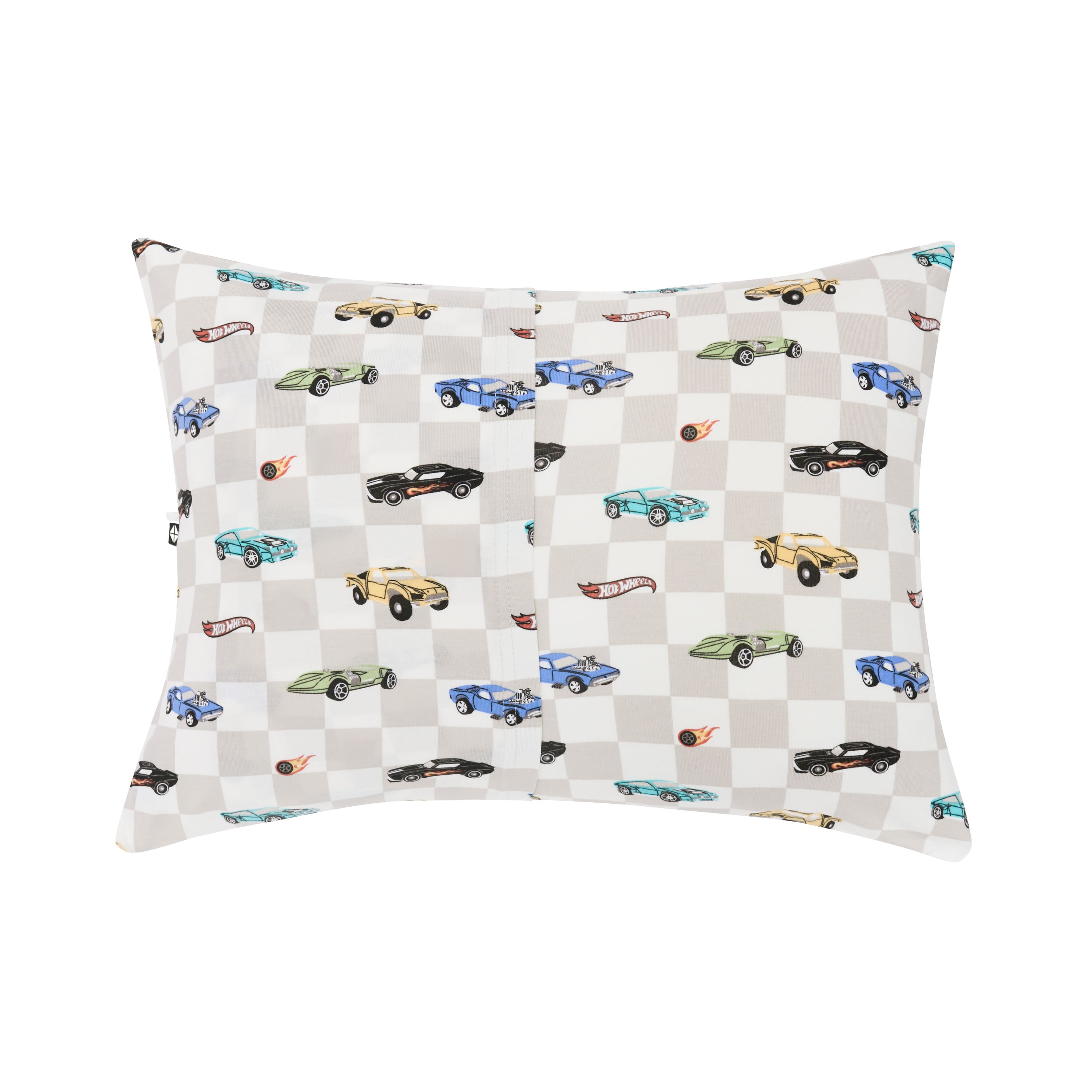 Envelope closure on the back of the Toddler Pillowcase in Fast and Fierce