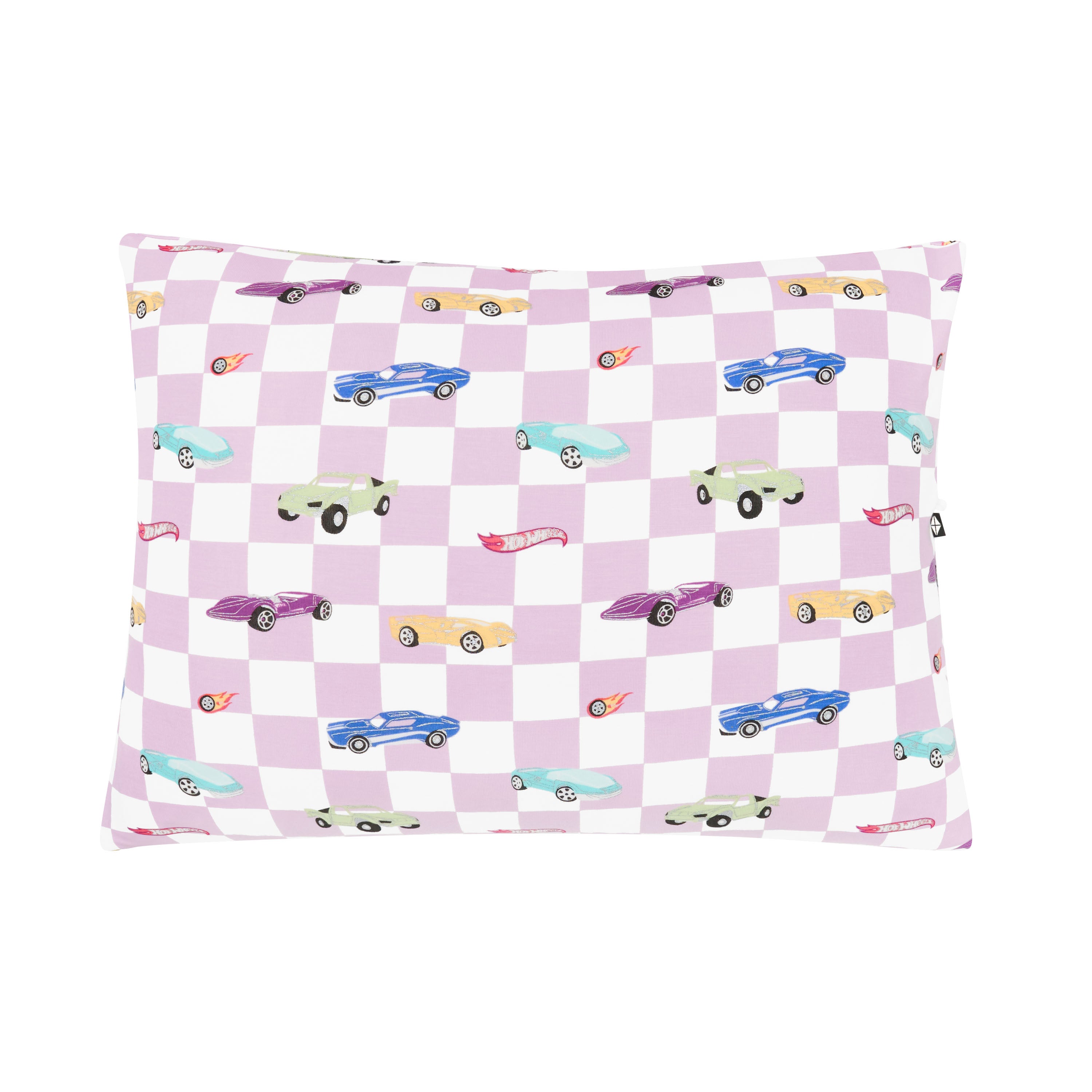 The front of the Toddler Pillowcase in Sparkles and Speed