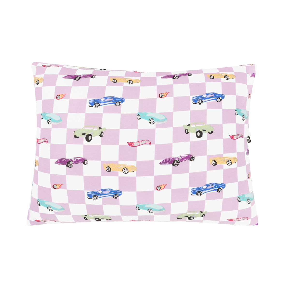 The front of the Toddler Pillowcase in Sparkles and Speed