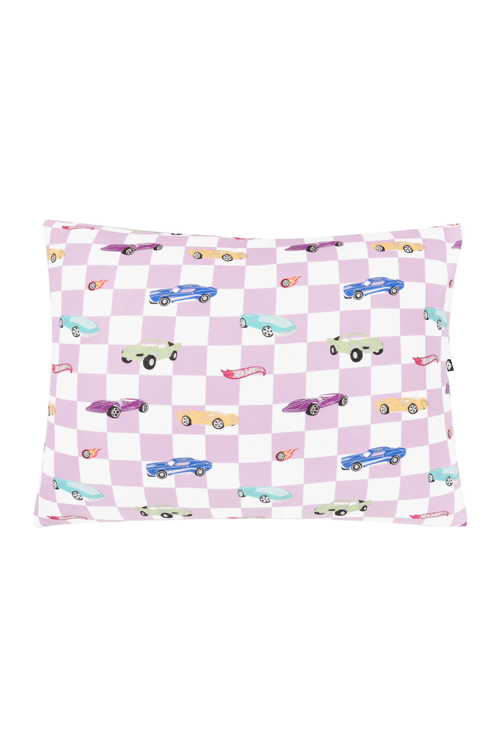 The front of the Toddler Pillowcase in Sparkles and Speed