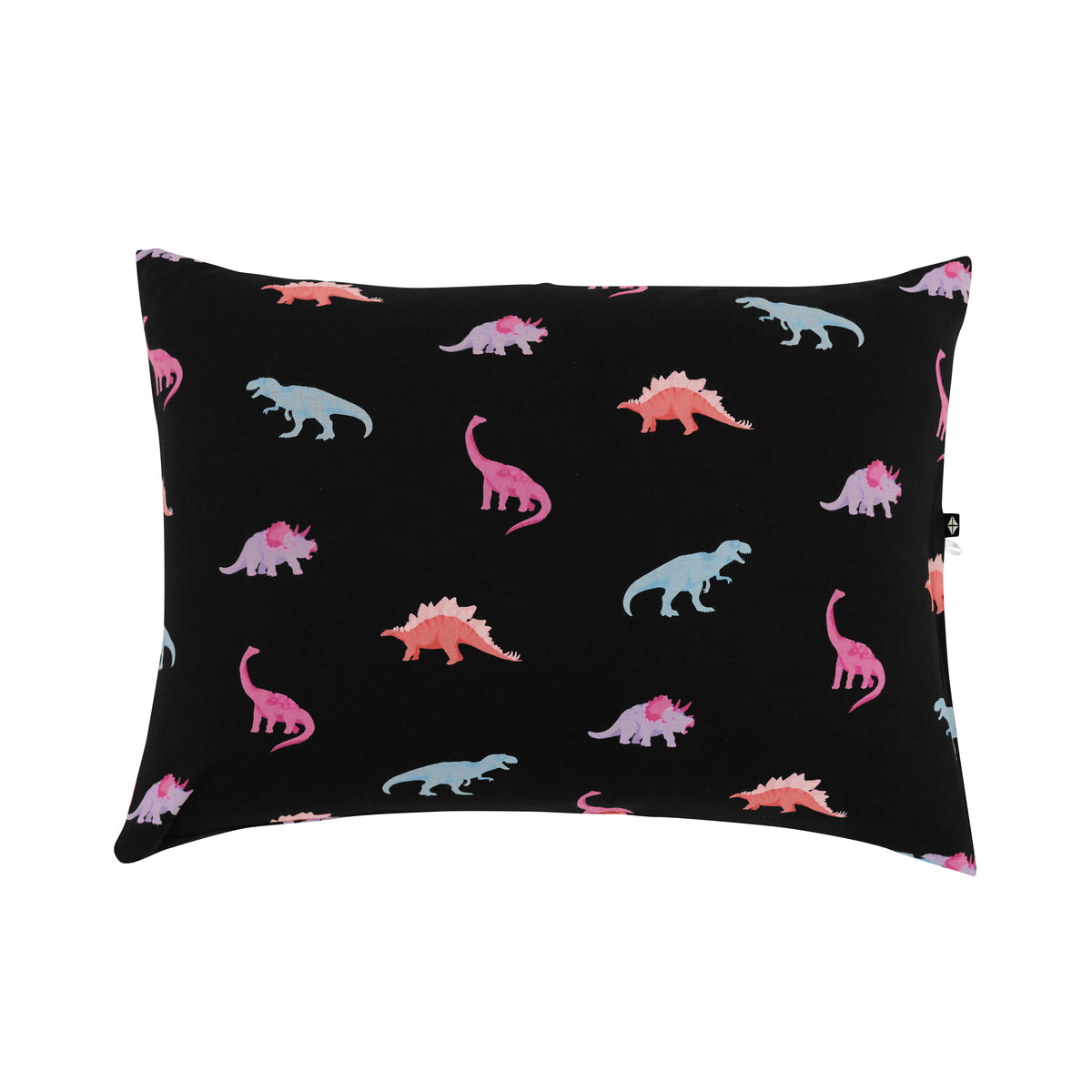 Midnight Roar toddler pillow case front