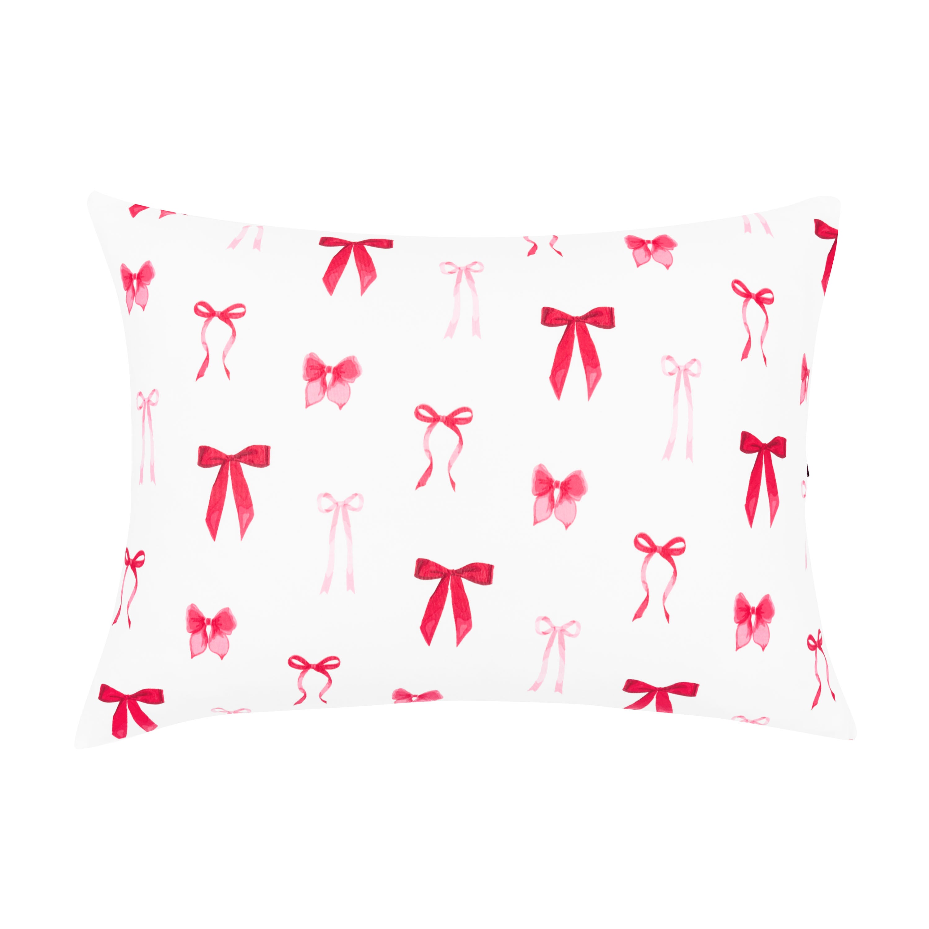 Front of the Toddler Pillowcase in Small Love Bow