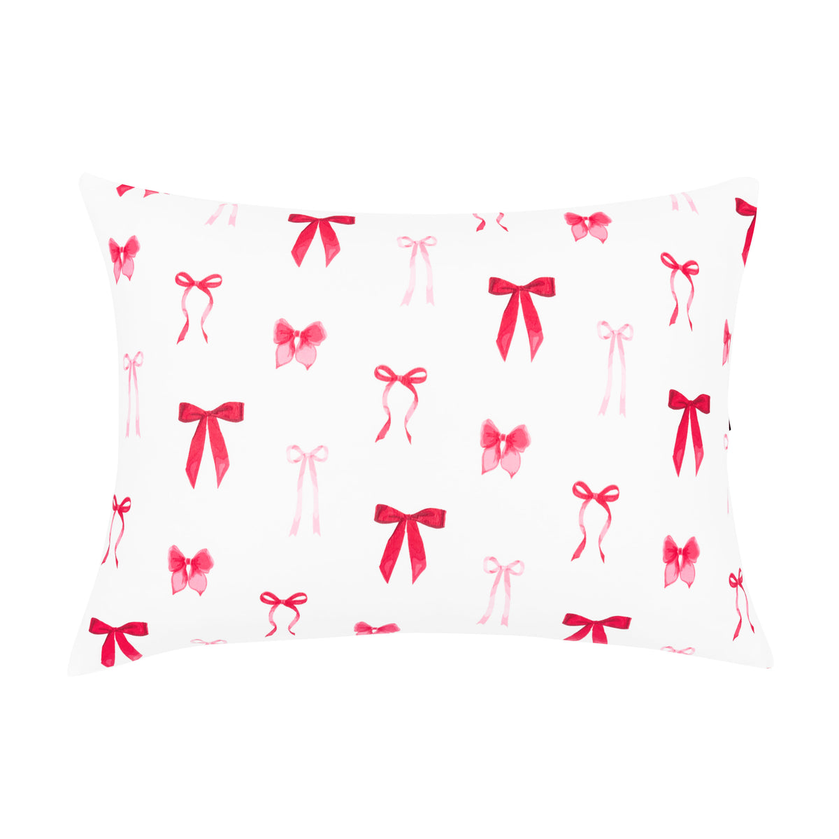 Front of the Toddler Pillowcase in Small Love Bow