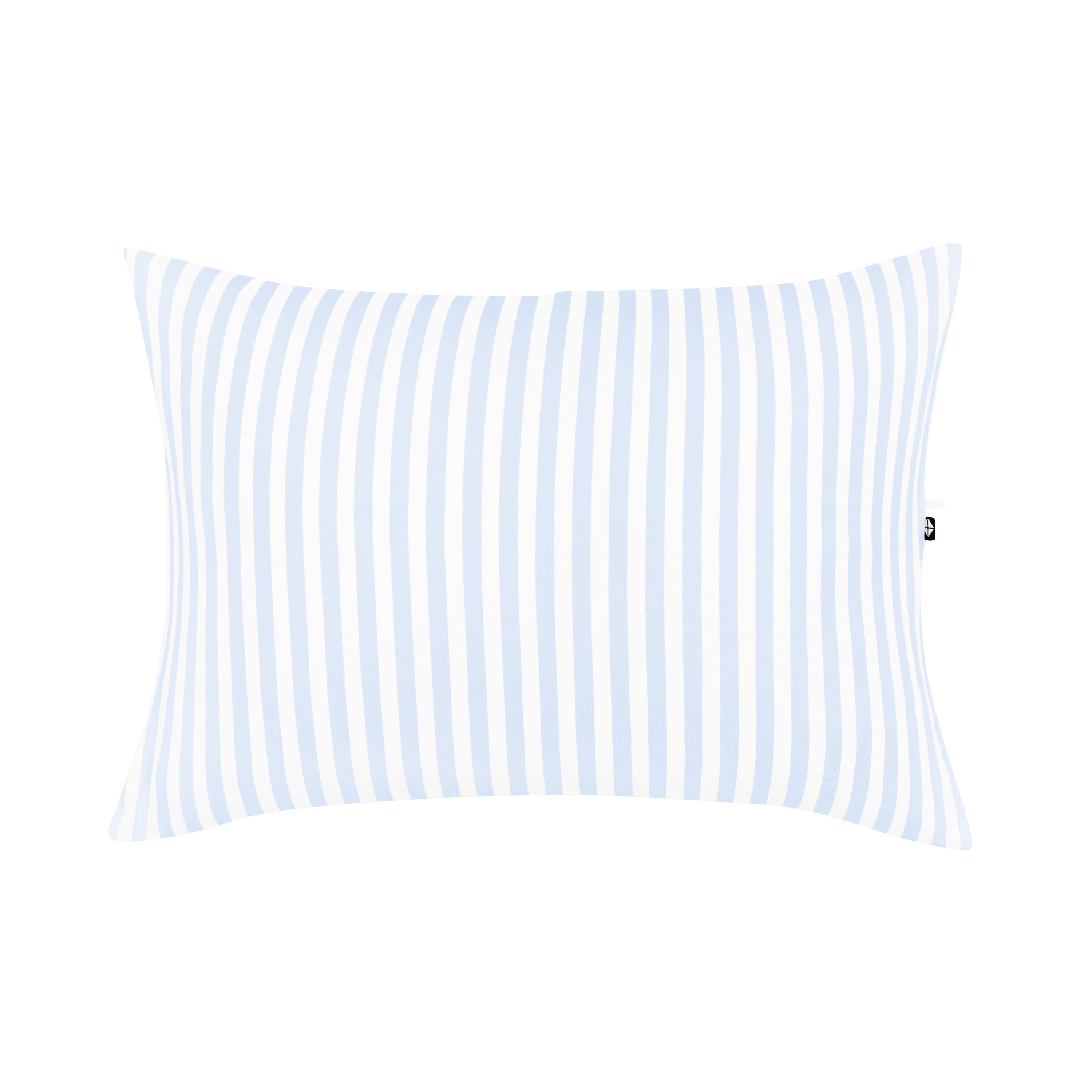 Product photo of the front of Toddler Pillowcase in Small Mist Stripe