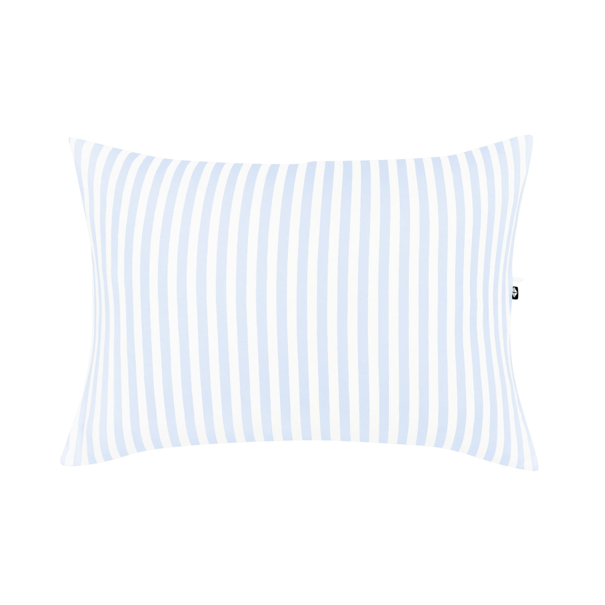 Product photo of the front of Toddler Pillowcase in Small Mist Stripe