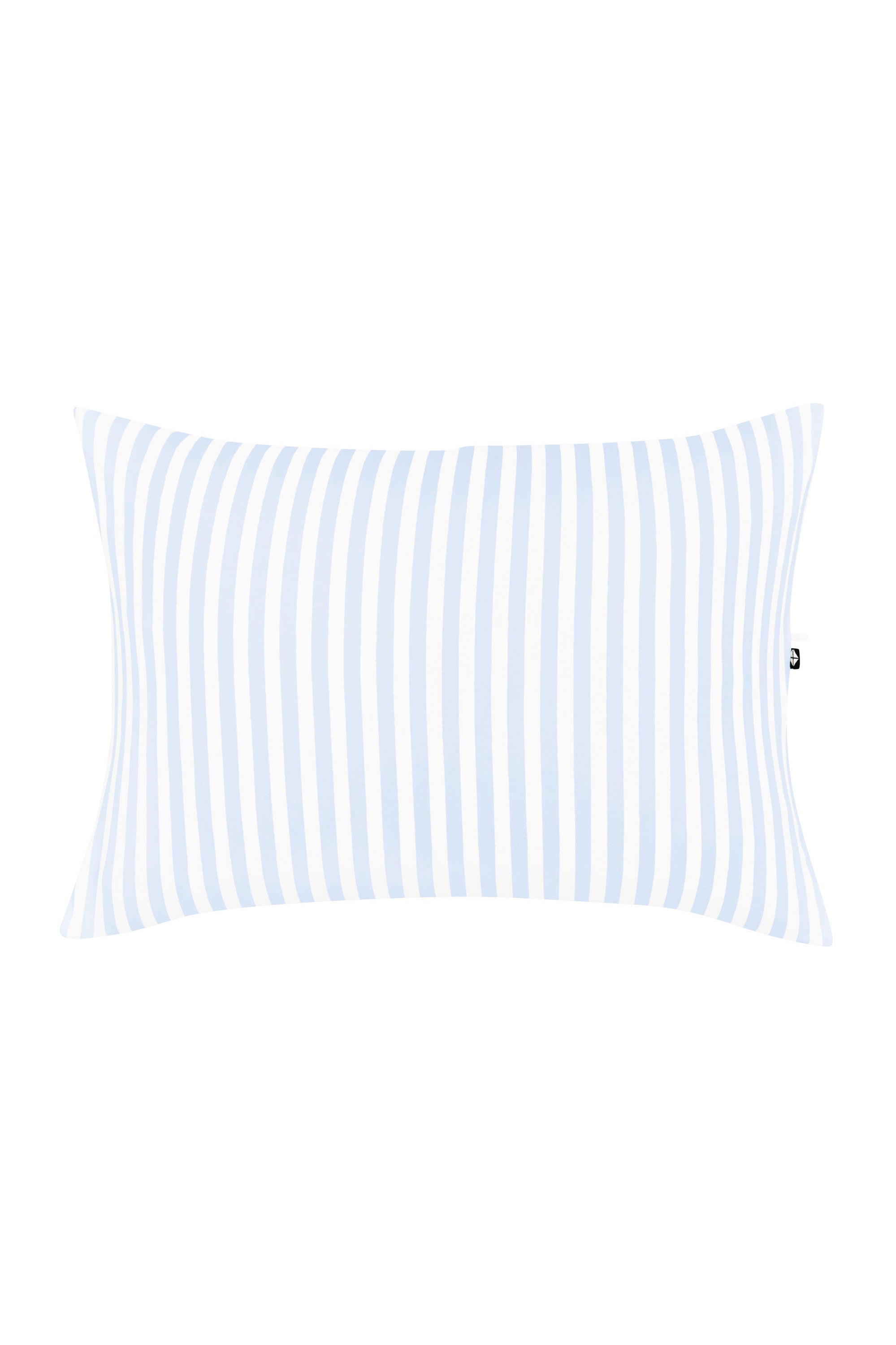 Product photo of the front of Toddler Pillowcase in Small Mist Stripe