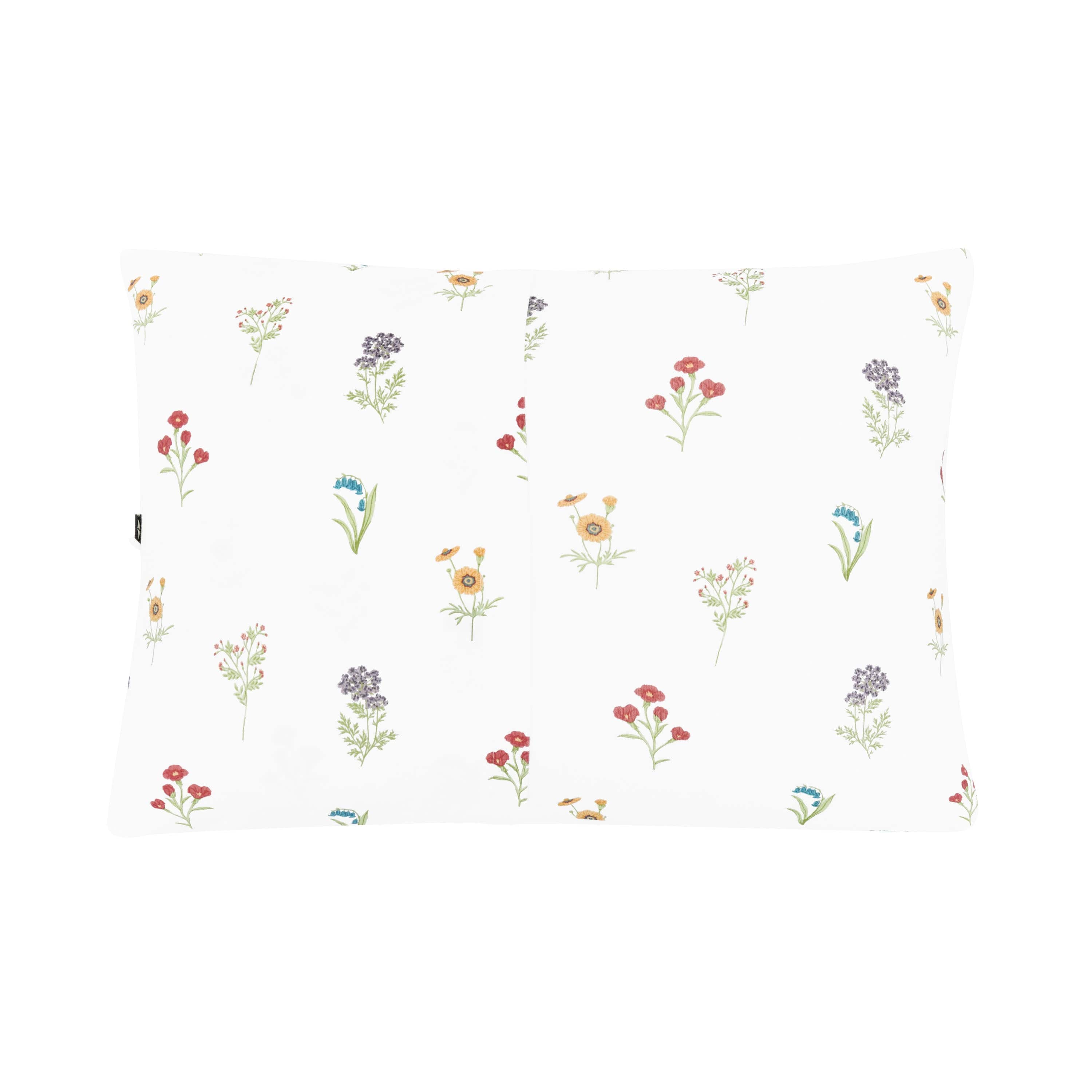Toddler Pillowcase in Wildflower back showing envelope closure