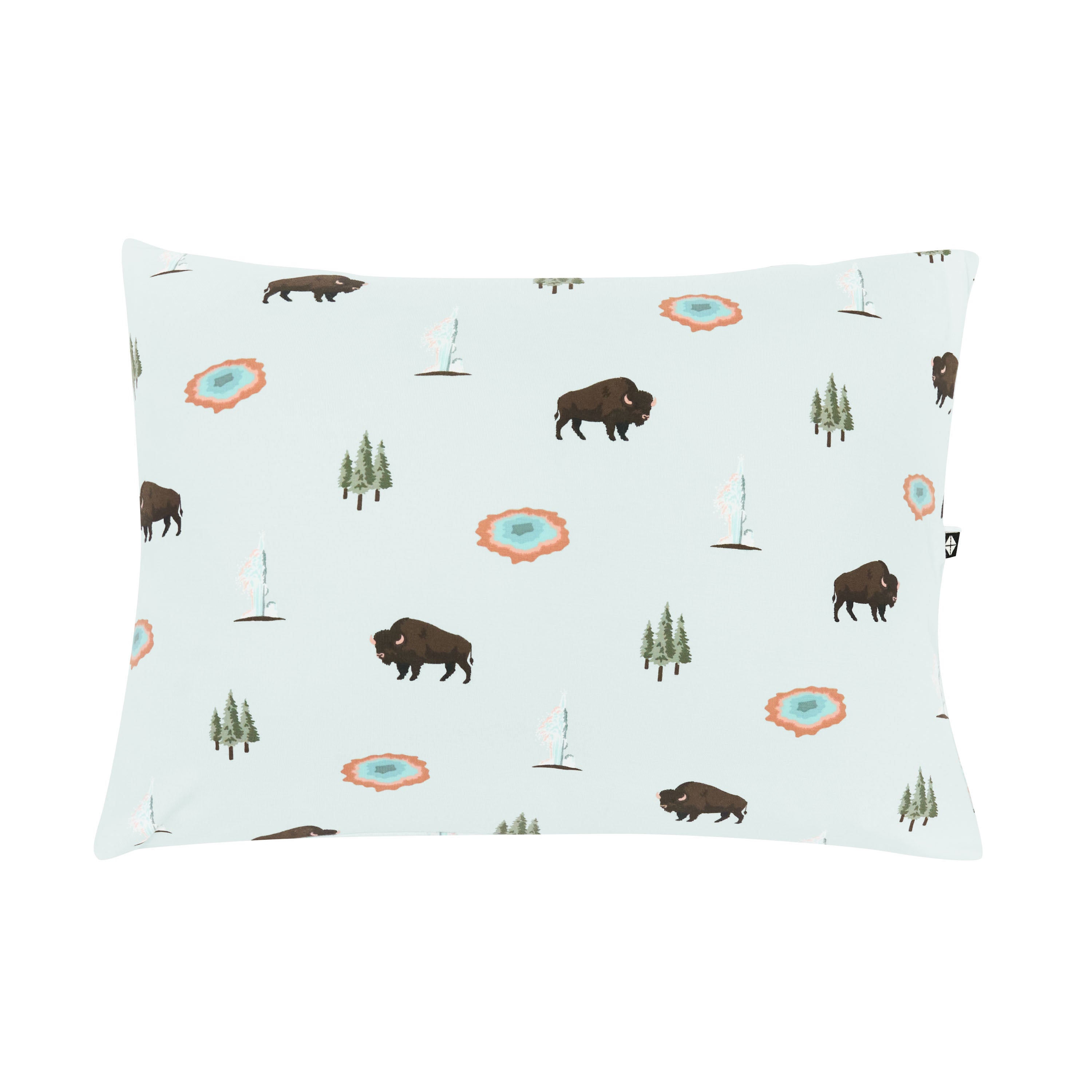 Toddler Pillowcase in Yellowstone front view