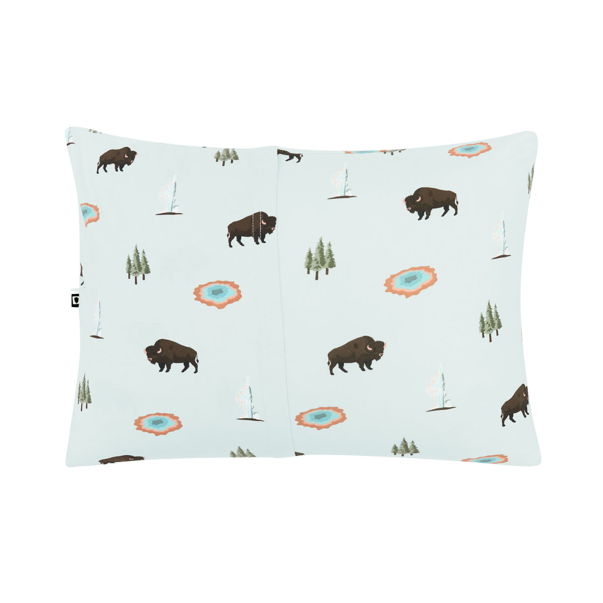 Toddler Pillowcase in Yellowstone back view