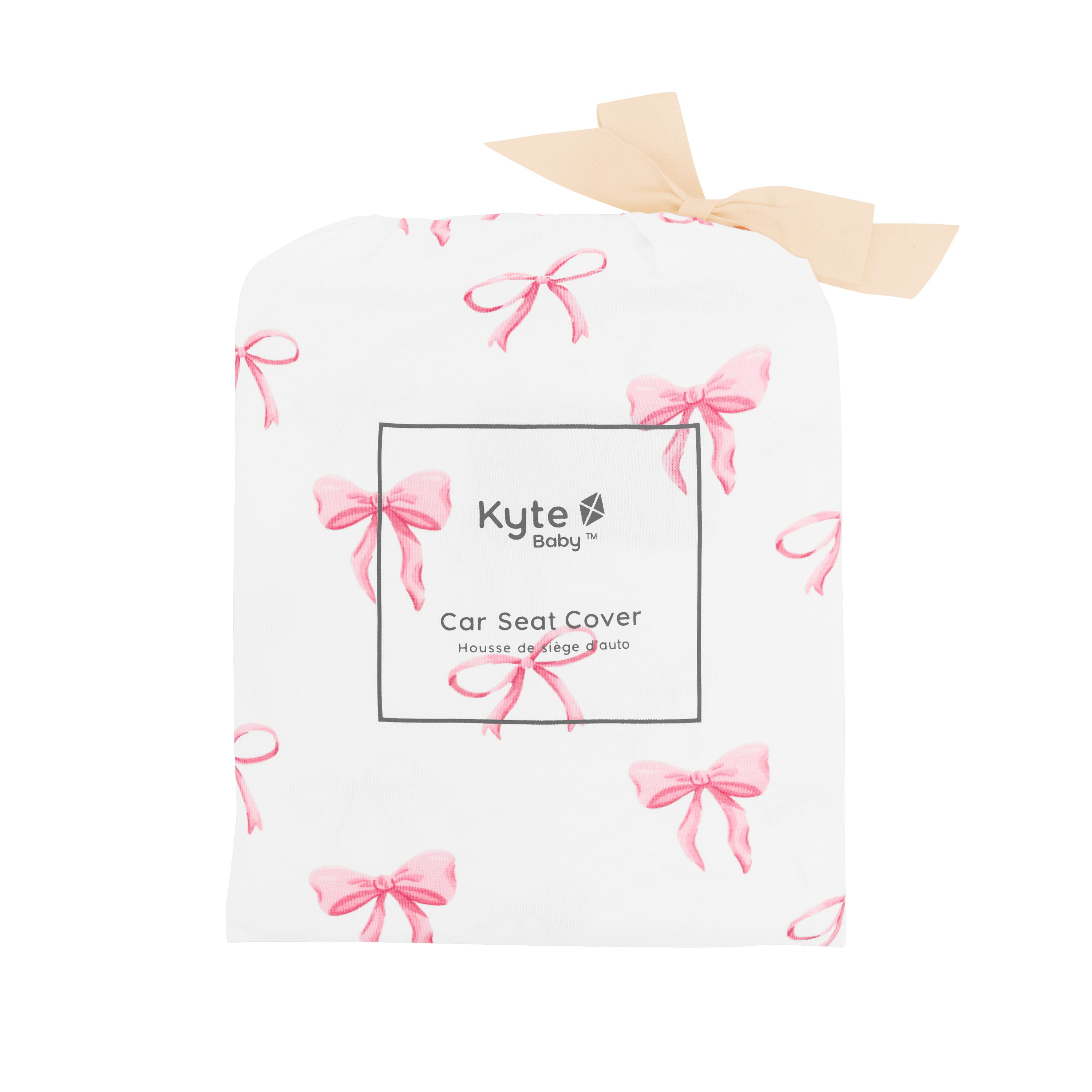 Car Seat Cover in Bow packaging