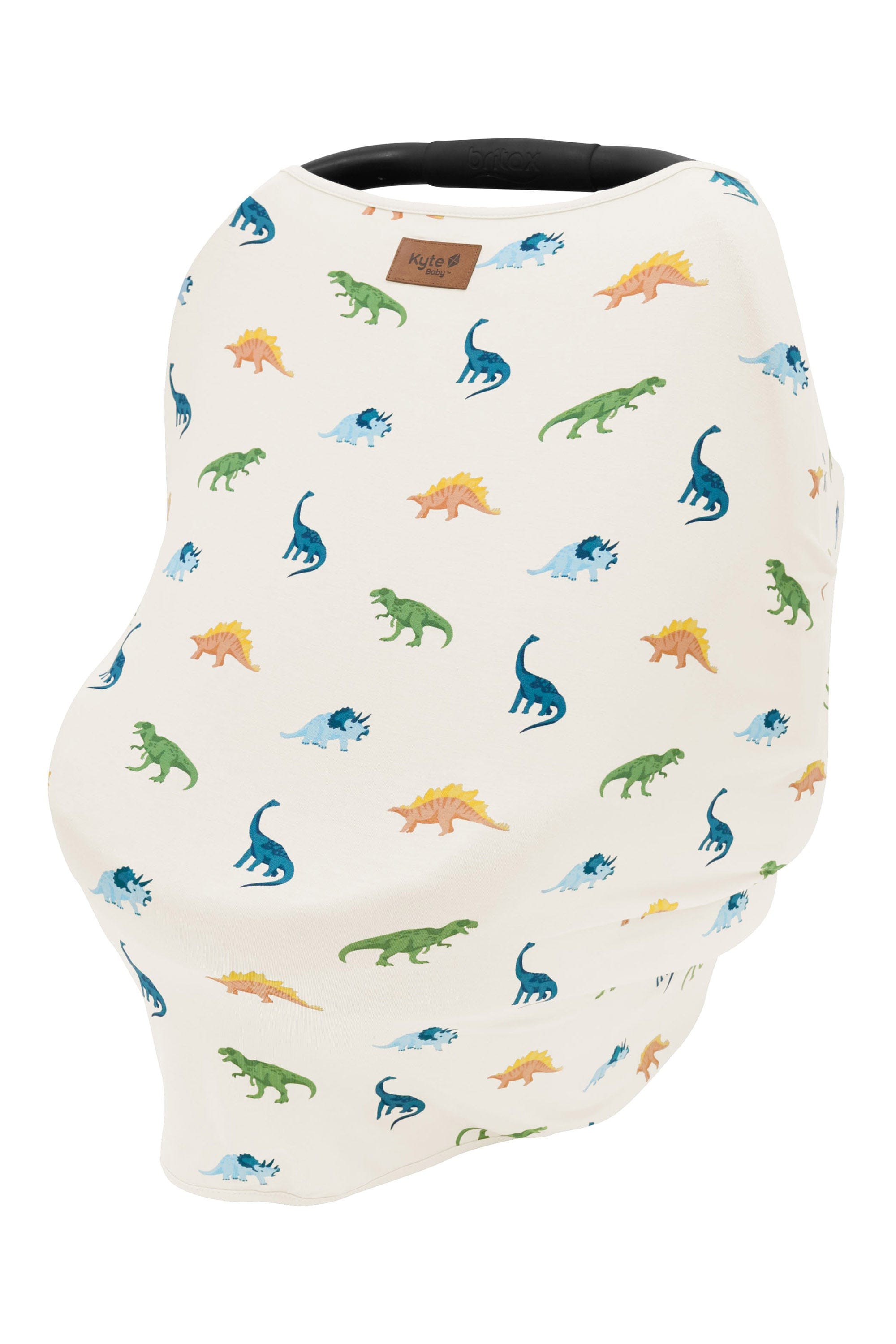 Kyte Baby Car Seat cover in Ecru Roar