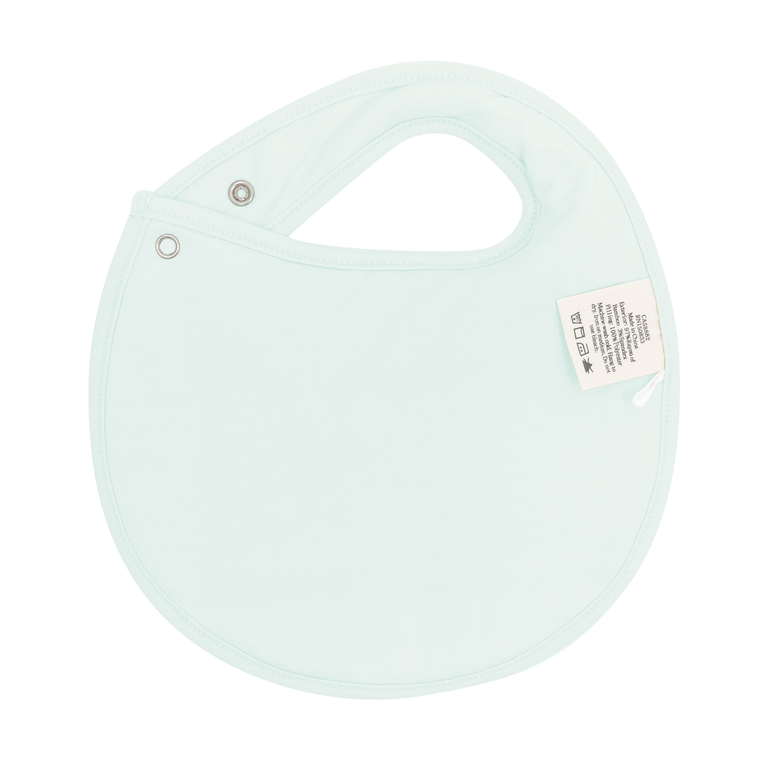 The back of the Cushy Bib in Dew