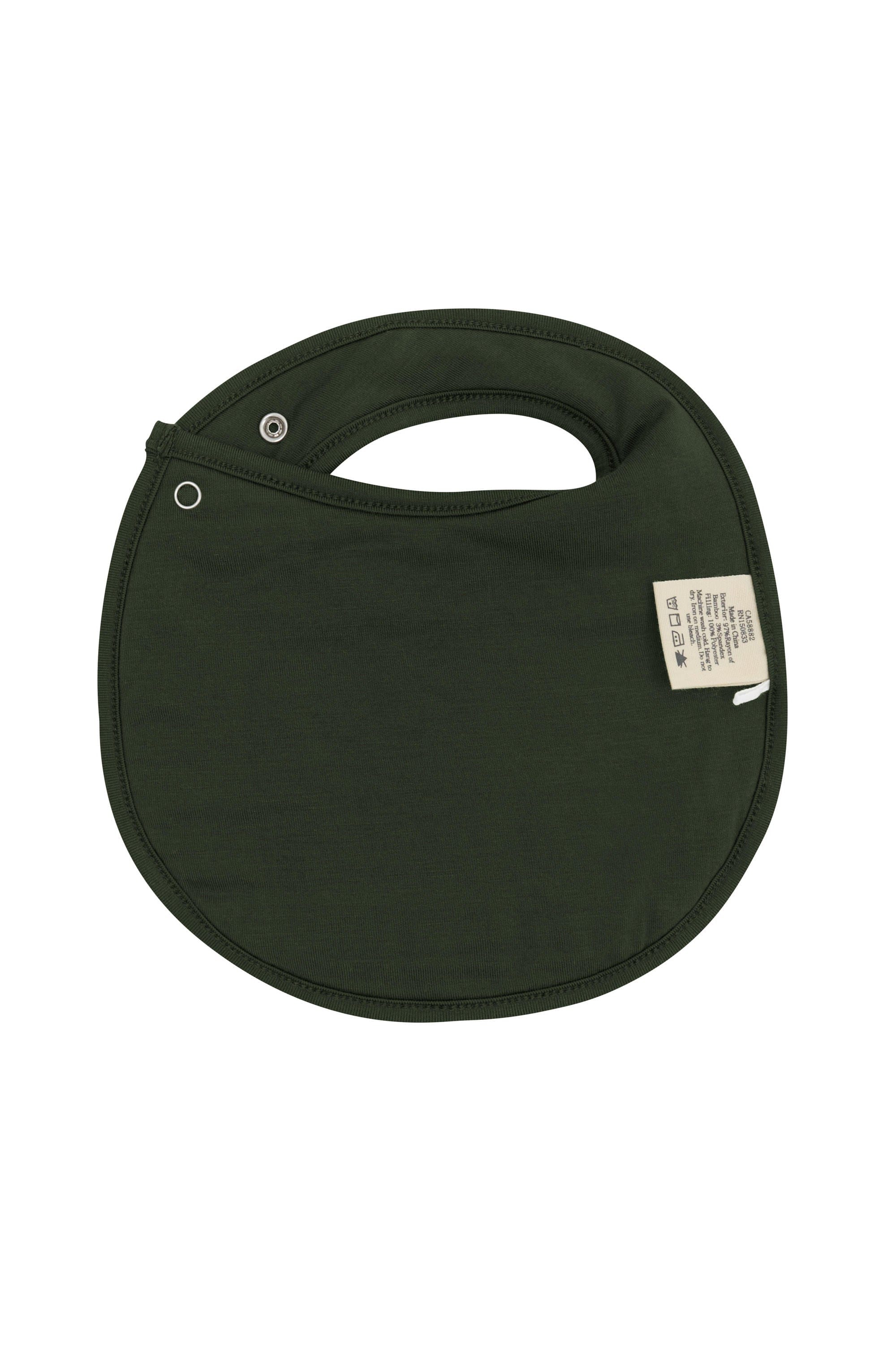 The back of the Cushy Bib in Fir