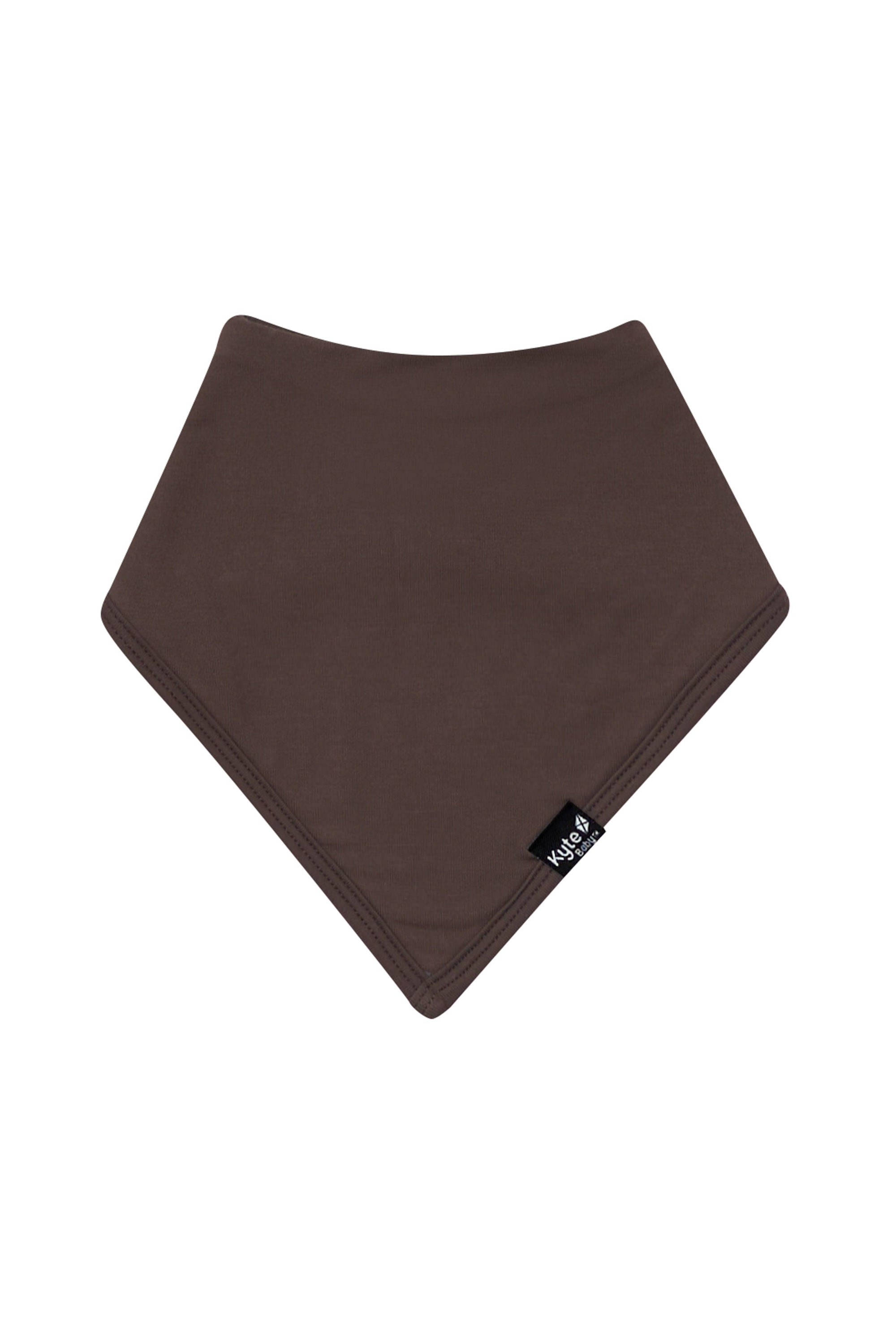 Product photo of the front of the Bib in Espresso